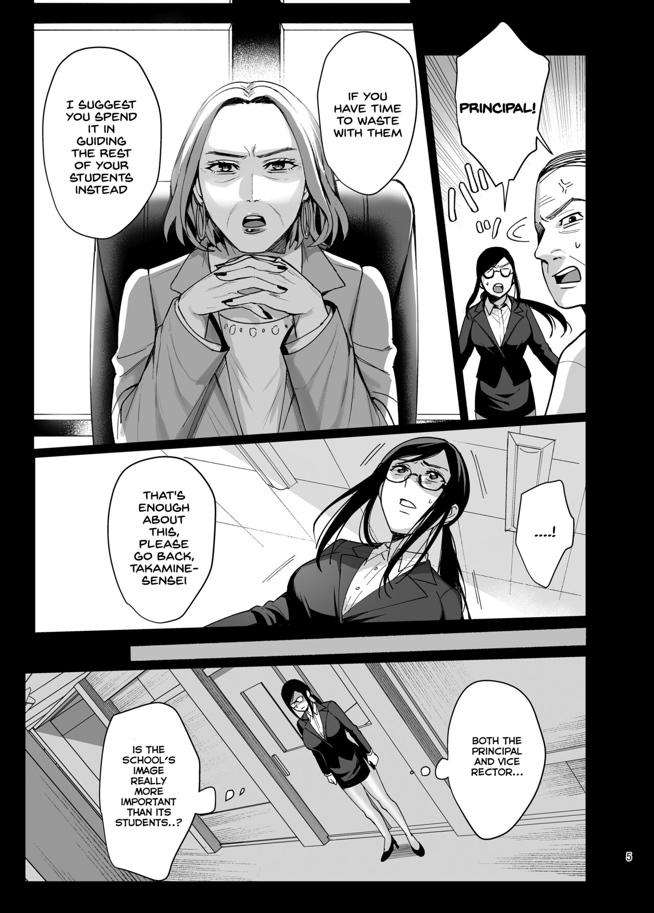 Toshoshitsu no Kanojo 5 ~Onna Kyoushi ga Ochiru made ~ page 6 full