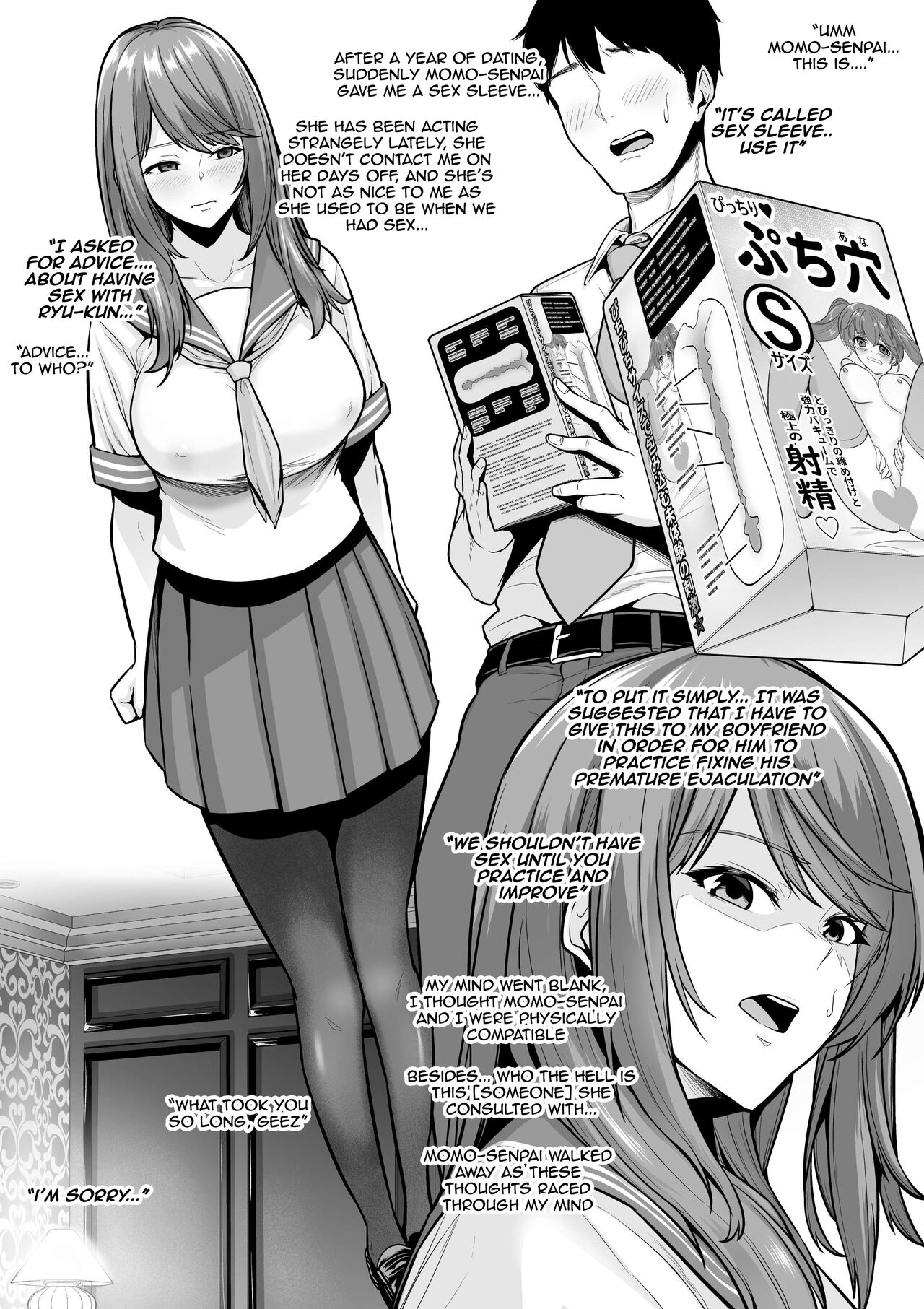 Zoku Toshiue Cheerleader no Kanojo o Senpai no Dekachin ni Netorareru | Sequel of My Older Cheerleader Girlfriend is Being Cuckolded by Senior's Big Dick page 2 full