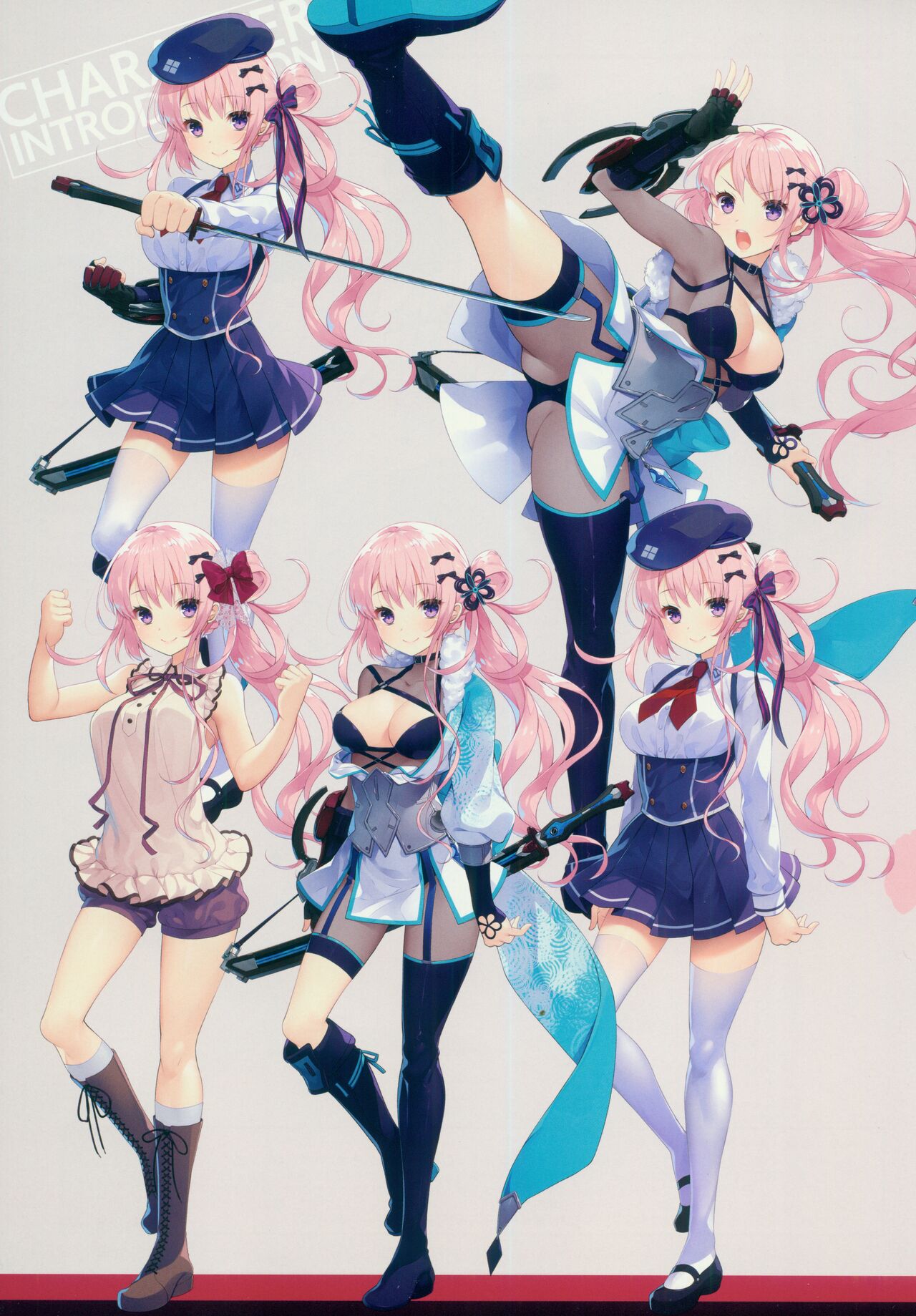 CRYSTALIA 4thPROJECT Akatsuki Yureru Koi Akari AKATSUKI ART BOOK page 7 full