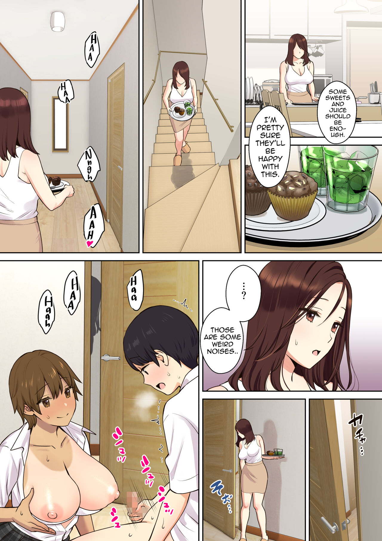 Kanojo no Okaa-san ni Doutei o Ubawareru Hanashi 1 | A Story about a Boy Getting His Virginity Stolen by His  Friend's Mom 1 page 10 full