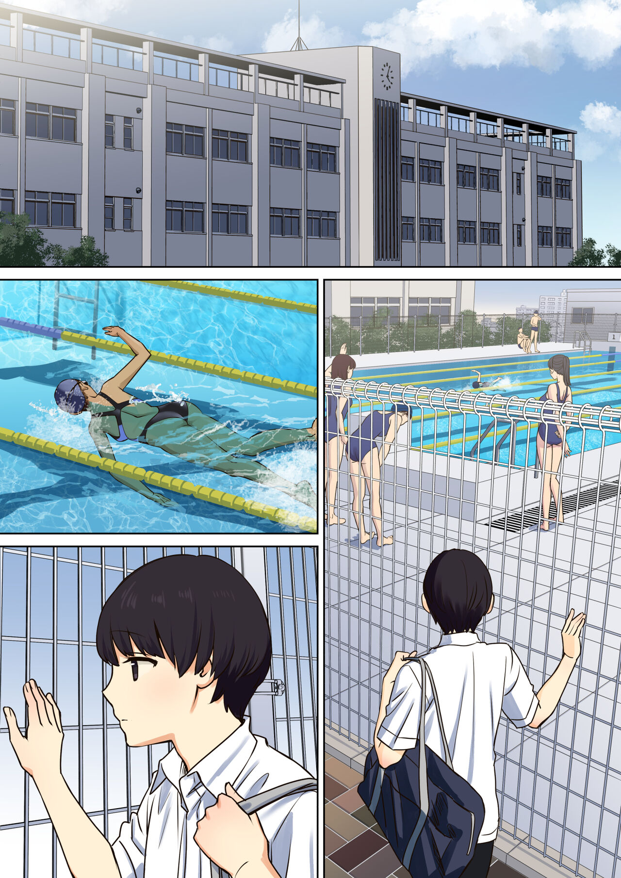 Kanojo no Okaa-san ni Doutei o Ubawareru Hanashi 1 | A Story about a Boy Getting His Virginity Stolen by His  Friend's Mom 1 page 3 full