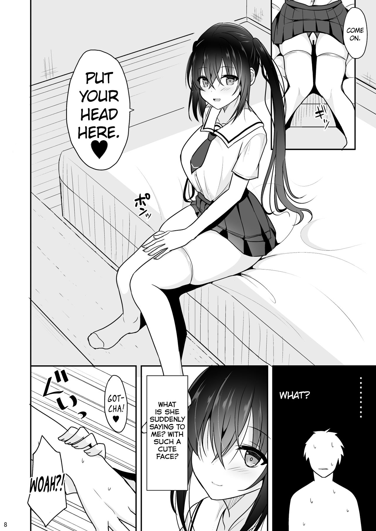 Ecchi ni Hagemashite Kureru Kogara na Senpai | A Petite Senpai who Encourages Me to Get Dirty page 7 full