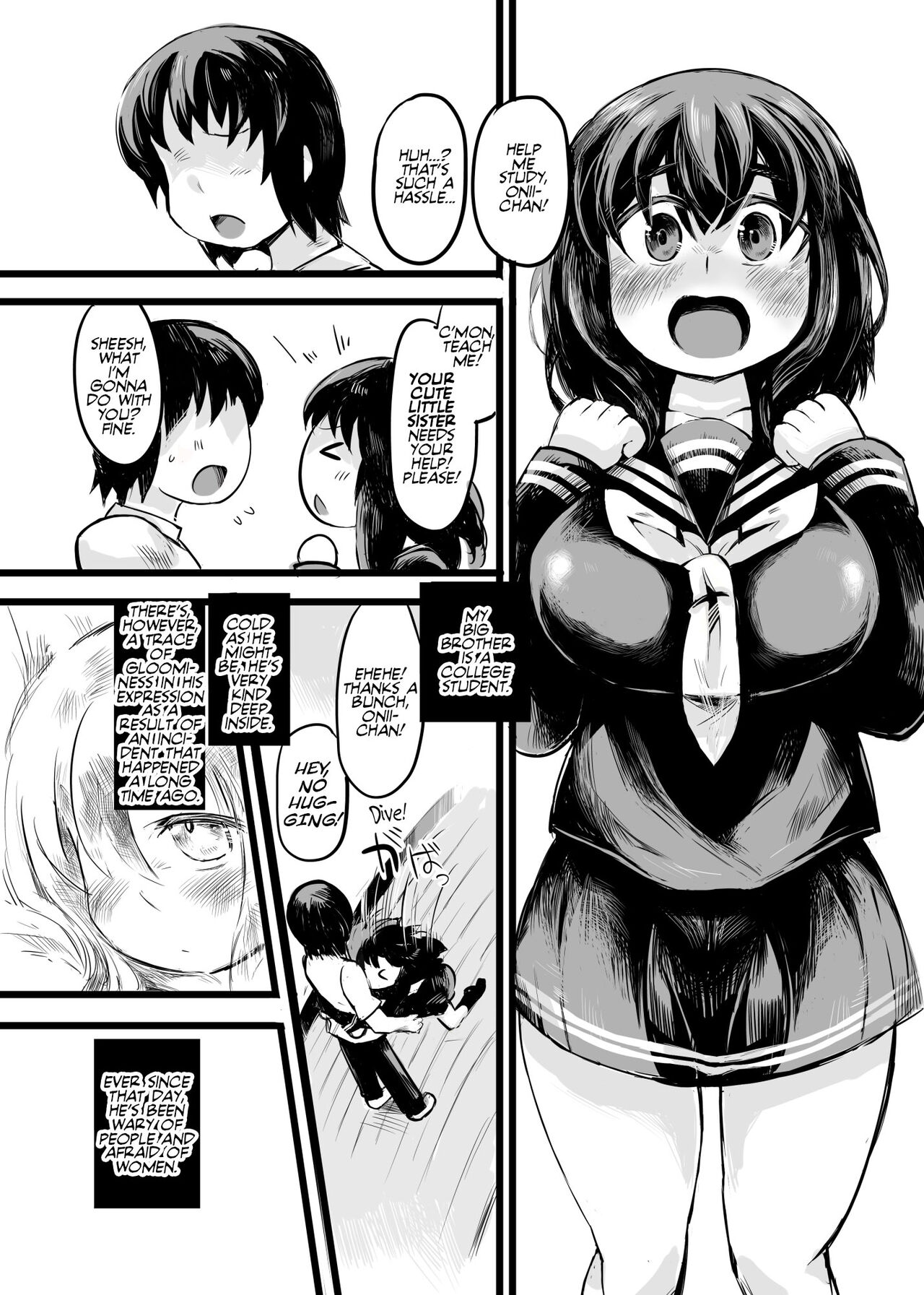 Onii-chan no Josei Kyoufushou wa Watashi ga Naosundakarane! | Fixing Onii-chan's fear of women! page 4 full