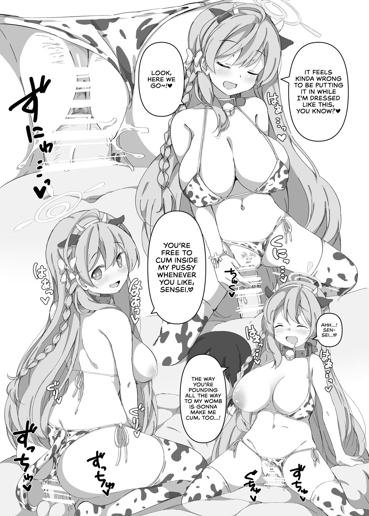 BlueAka Nyuugyou | The Blue Archive Dairy Industry page 3 full