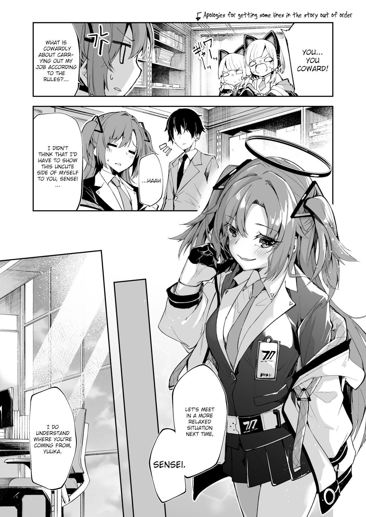 Hayase Yuuka Manga page 1 full