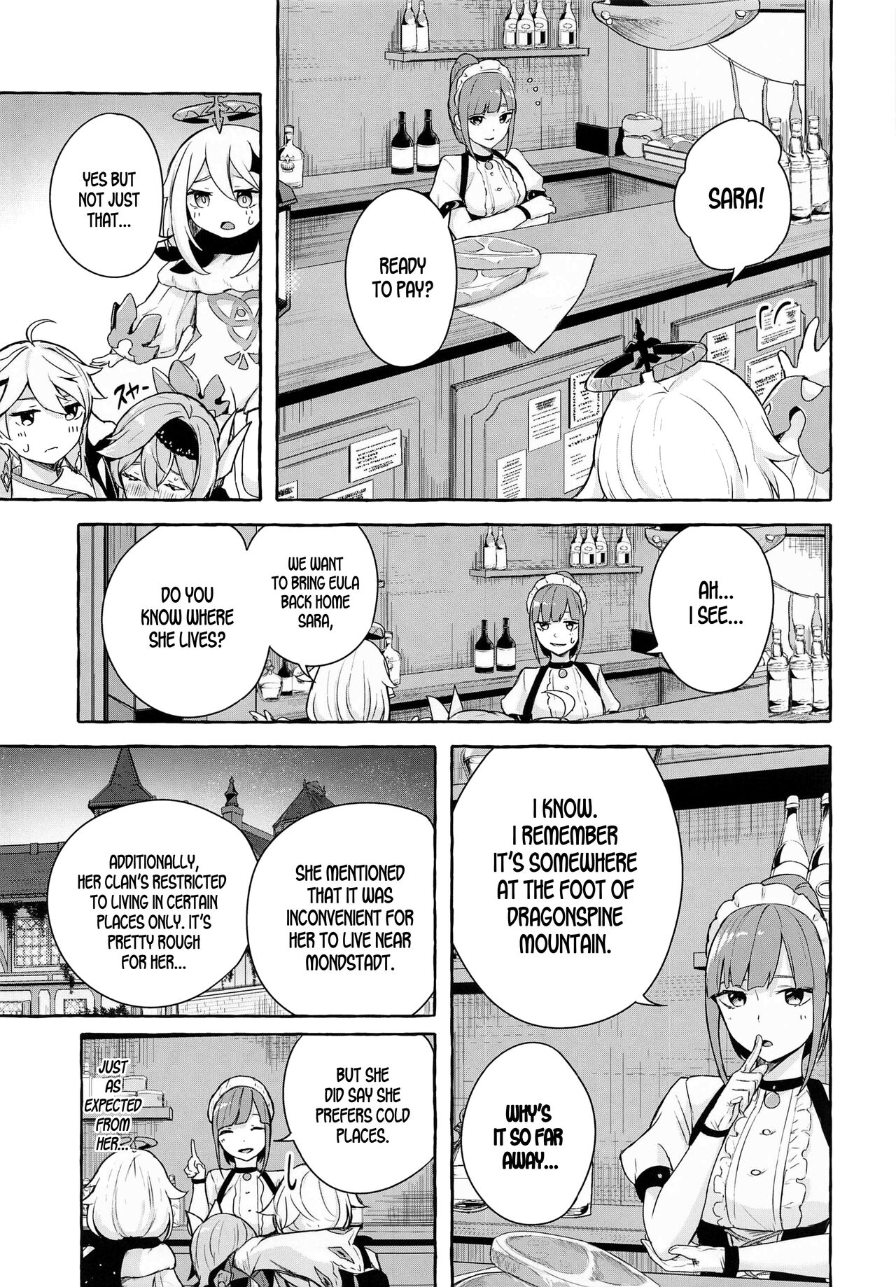 Eula no Youkai Hannou | Eula's Melting Reaction page 5 full