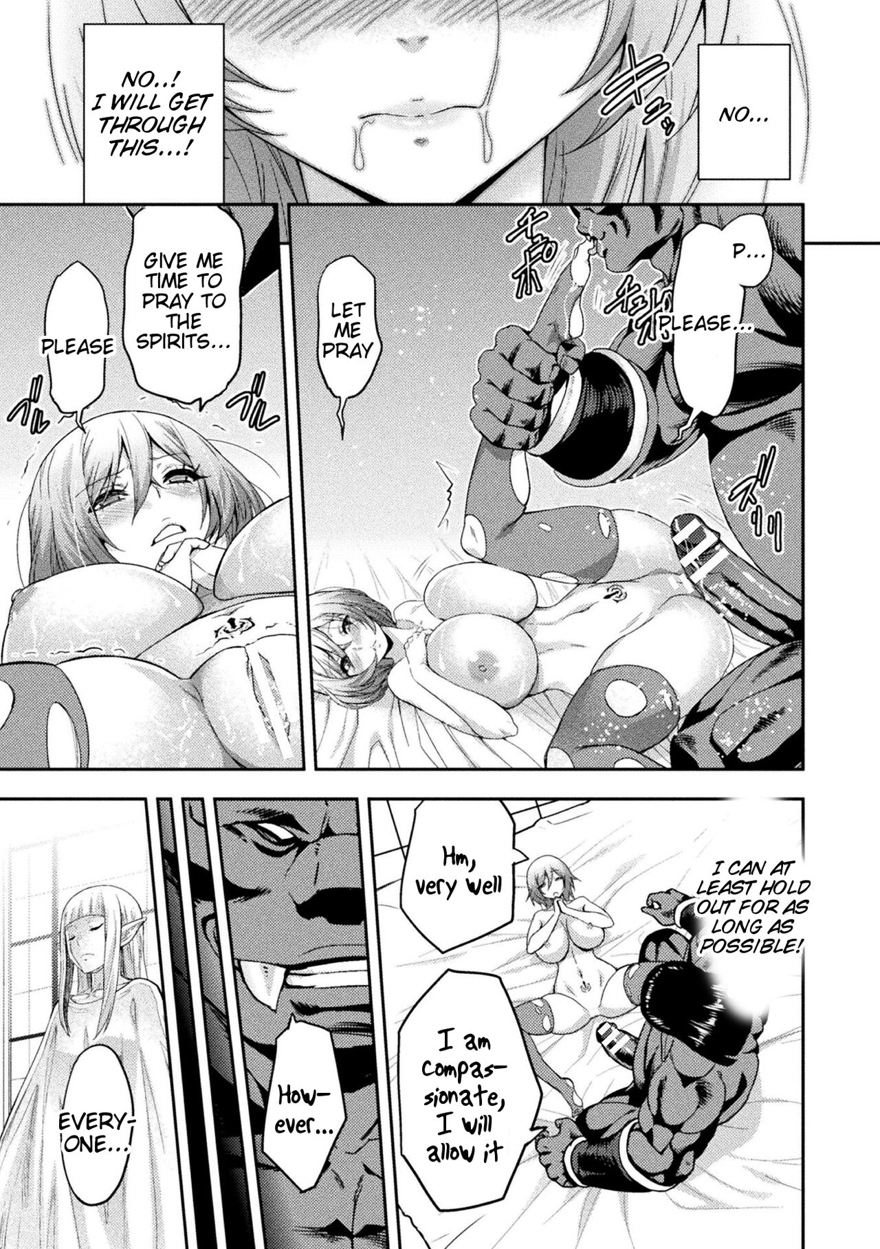 ERONA 2 Orc no Inmon ni Modaeshi Miko no Nare no Hate Niwa "Zecchou Kitou" | Chapter 2: Orgasmic Prayer page 7 full