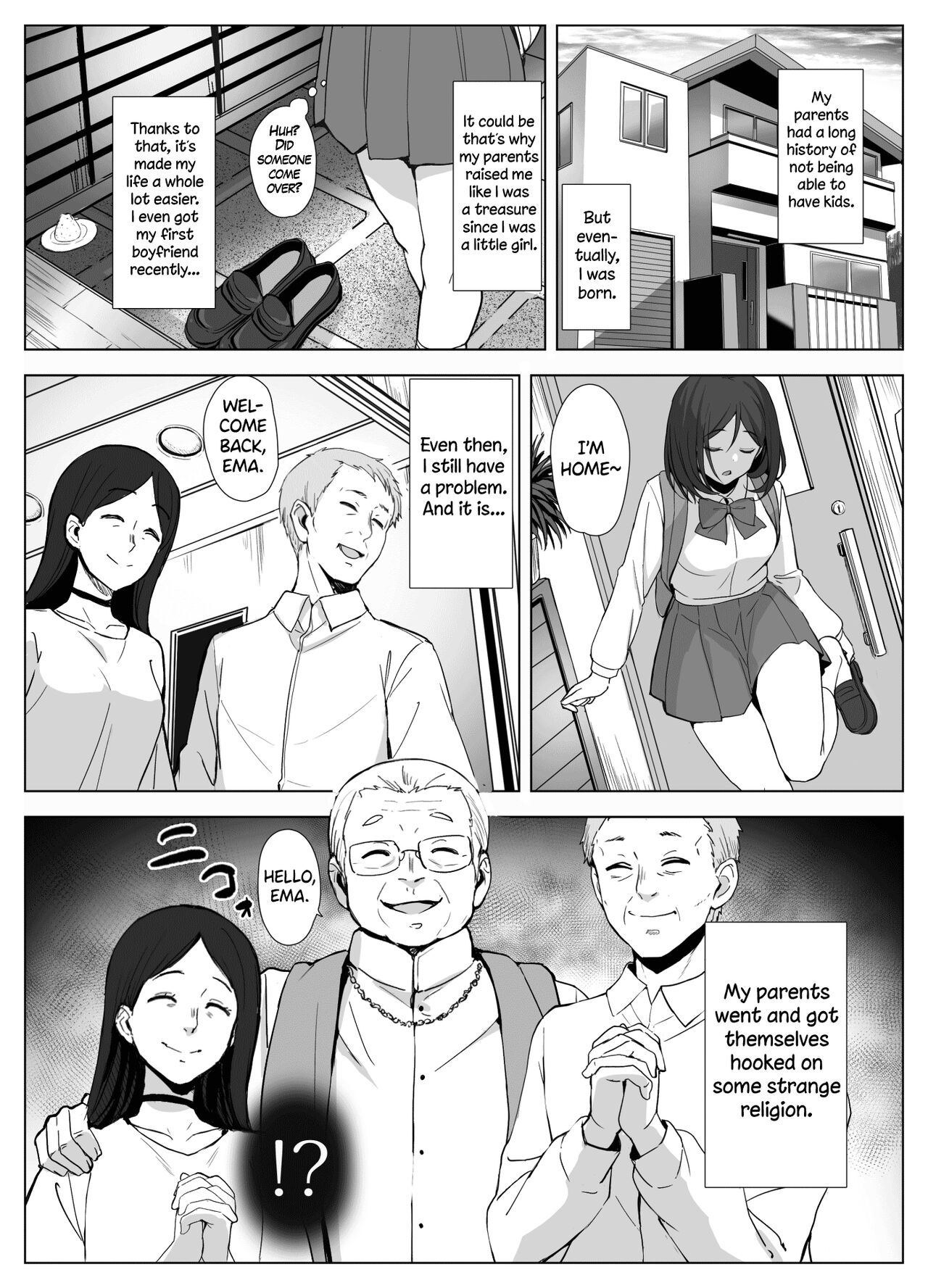 Kyouso-sama no Seinaru Oshie ~Karuto Kyoudan no Haramase Gishiki~ | The Founder's Sexual Teachings ~Cult Impregnation Ritual~ page 4 full