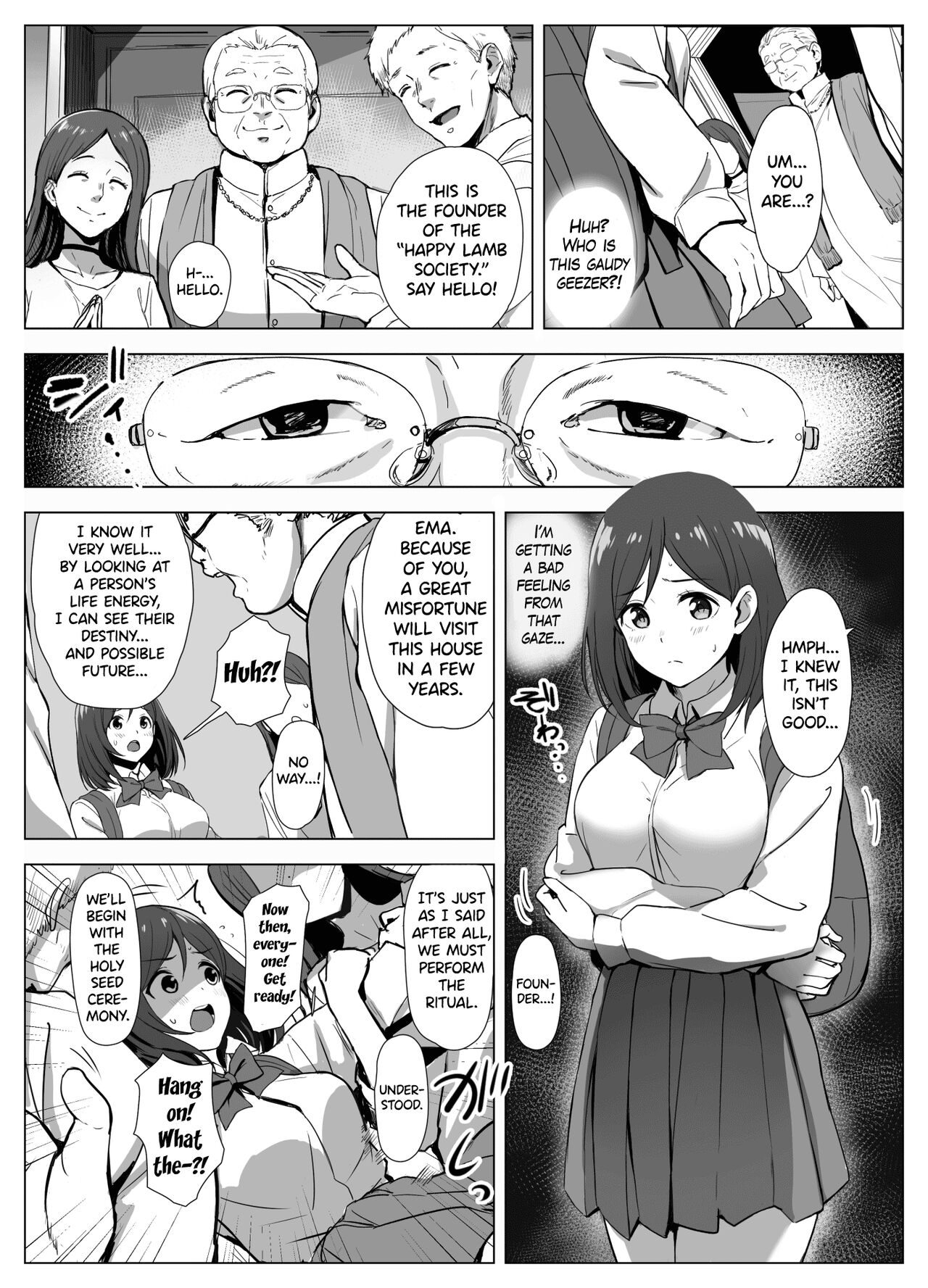 Kyouso-sama no Seinaru Oshie ~Karuto Kyoudan no Haramase Gishiki~ | The Founder's Sexual Teachings ~Cult Impregnation Ritual~ page 5 full