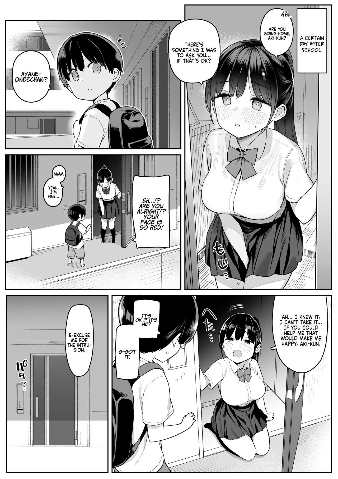 Mijika na Onee-san ga Succubus datta node Sakusei sareru Ohanashi | The Story of How The Big Sister Neighbor Squeezed My Semen Because She was a Succubus page 2 full