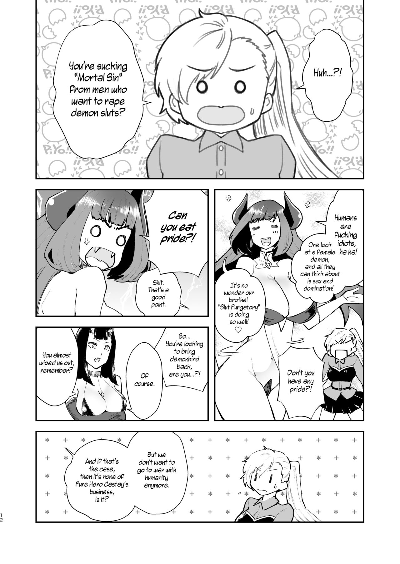 Moto Saikyou Maou Gen TS Shoufu | Former Strongest Demon King, Current TS Whore page 9 full