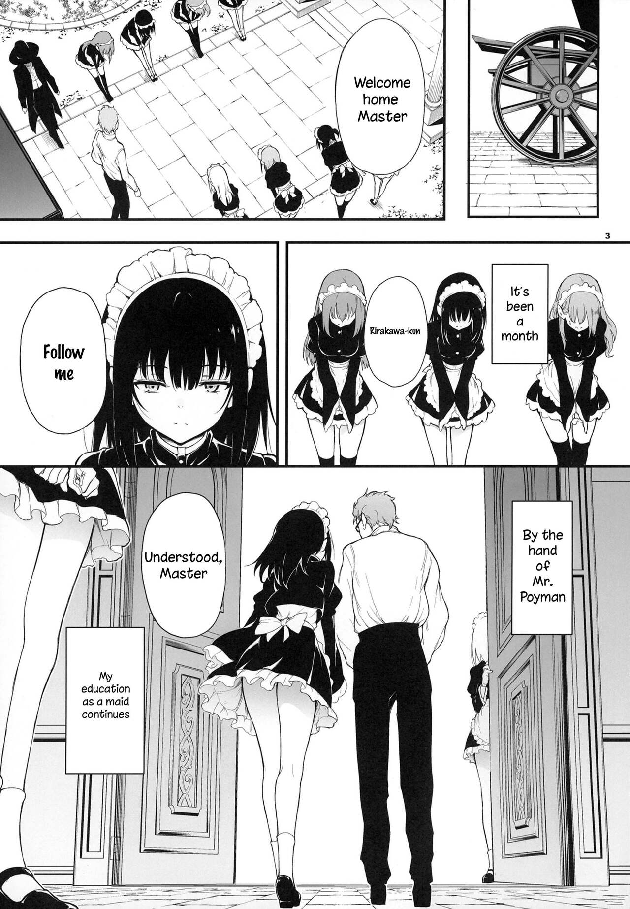 Maid Kyouiku. 2 -Botsuraku Kizoku Rurikawa Tsubaki- page 2 full