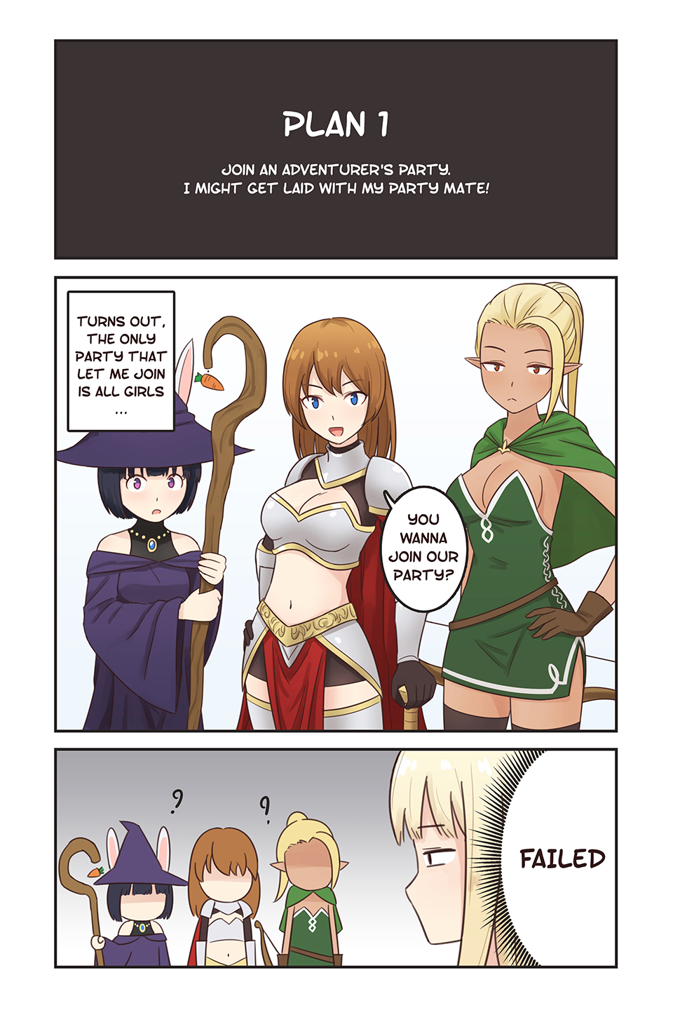 I turned into a girl but NO ONE fucks me ~ISEKAI~ page 2 full