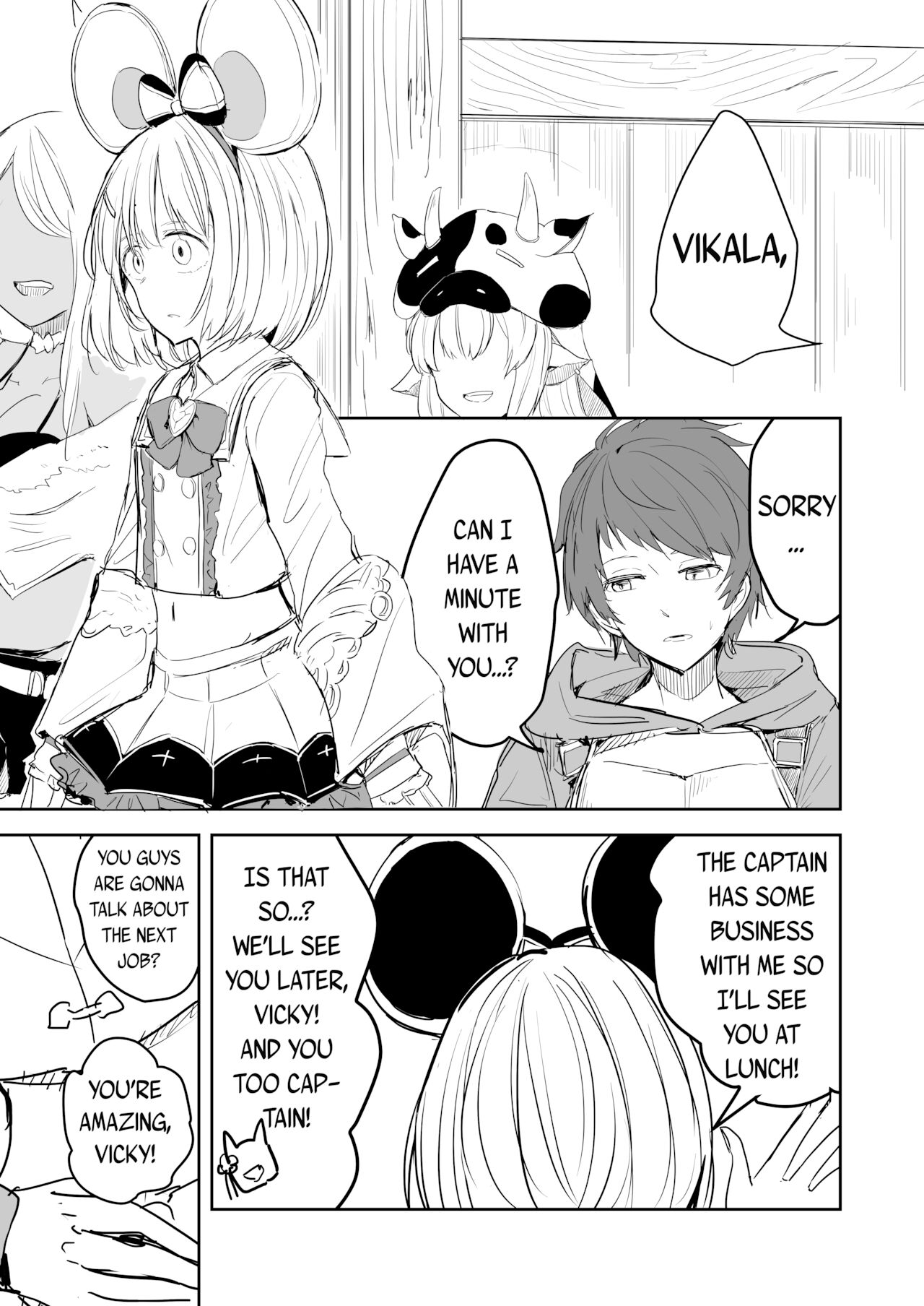 Vikala-chan to Gran-kun ga Ecchi na Koto Suru Manga | A Manga Where Vikala-chan and Gran-kun Have Sex page 1 full