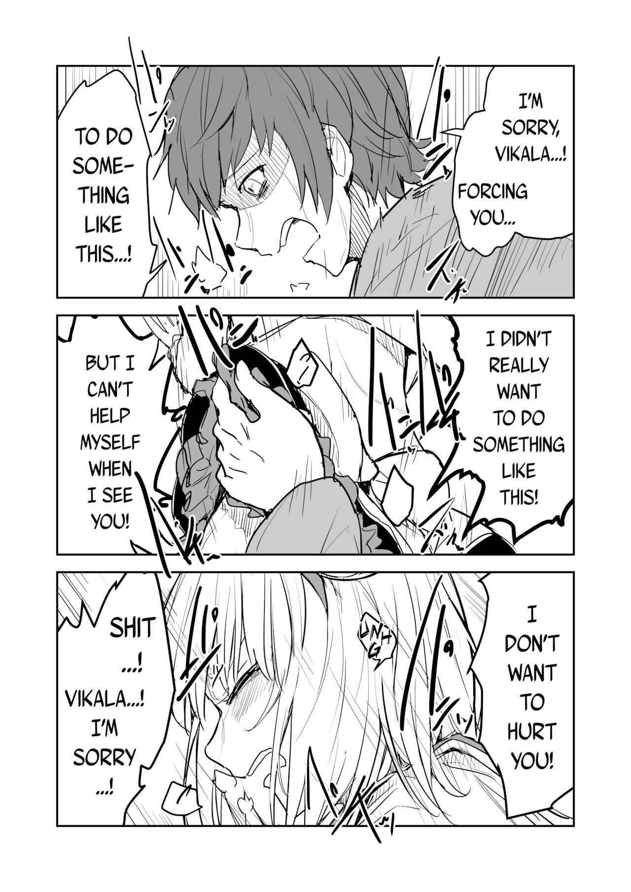 Vikala-chan to Gran-kun ga Ecchi na Koto Suru Manga | A Manga Where Vikala-chan and Gran-kun Have Sex page 3 full