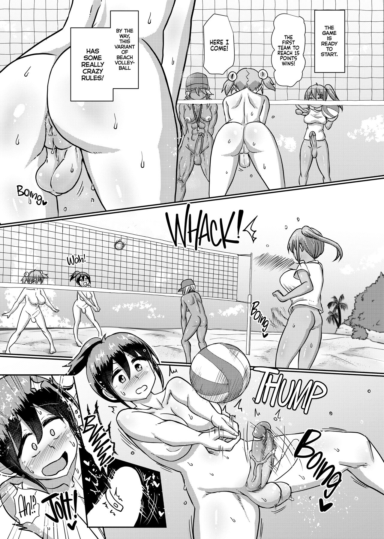 Zenra de Futanari Beach Volley page 4 full