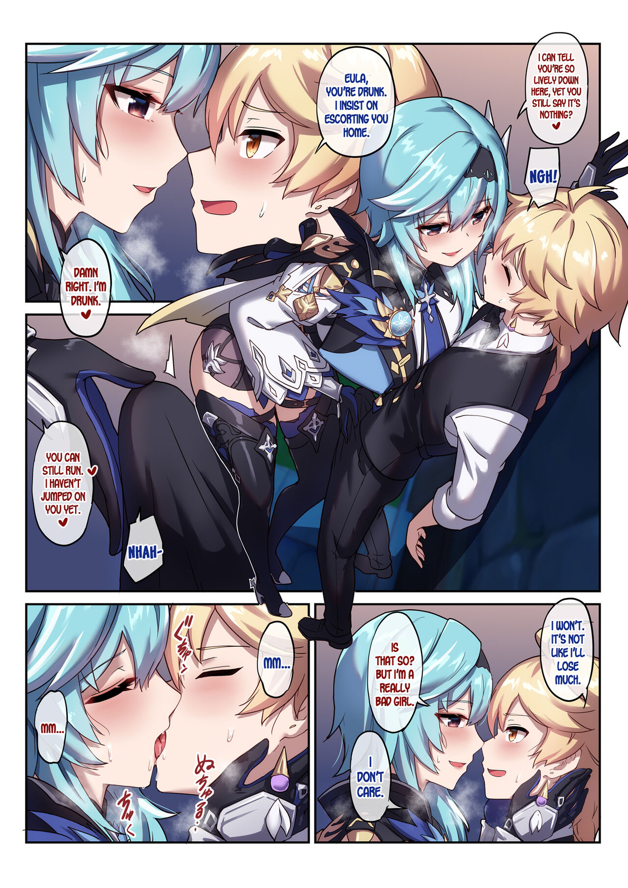 Eula no Yotta Koudou | Eula's Drunken Escapade page 5 full