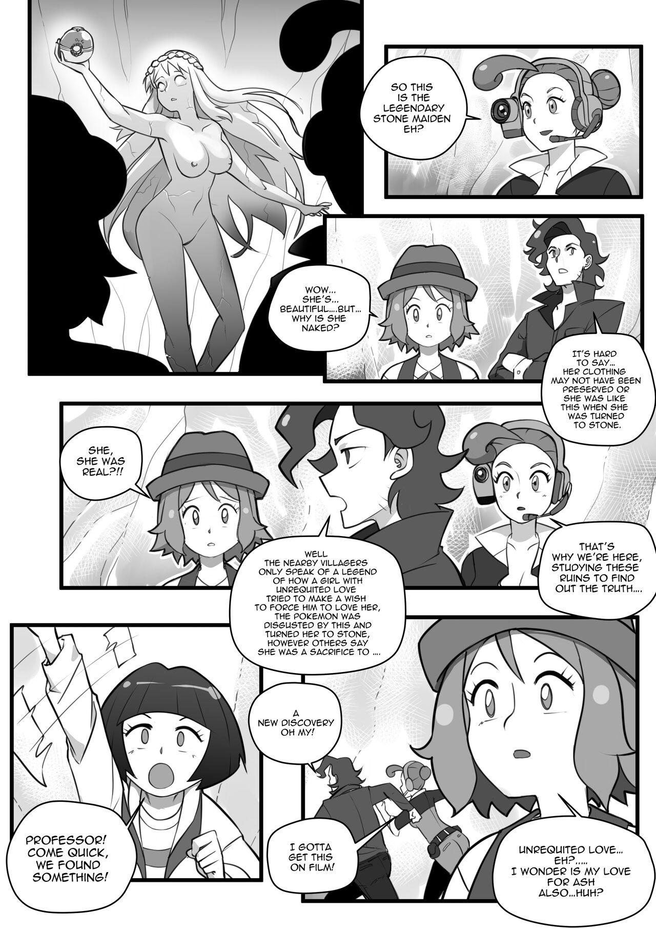 Serena: A Petrified Sacrifice though time! page 1 full