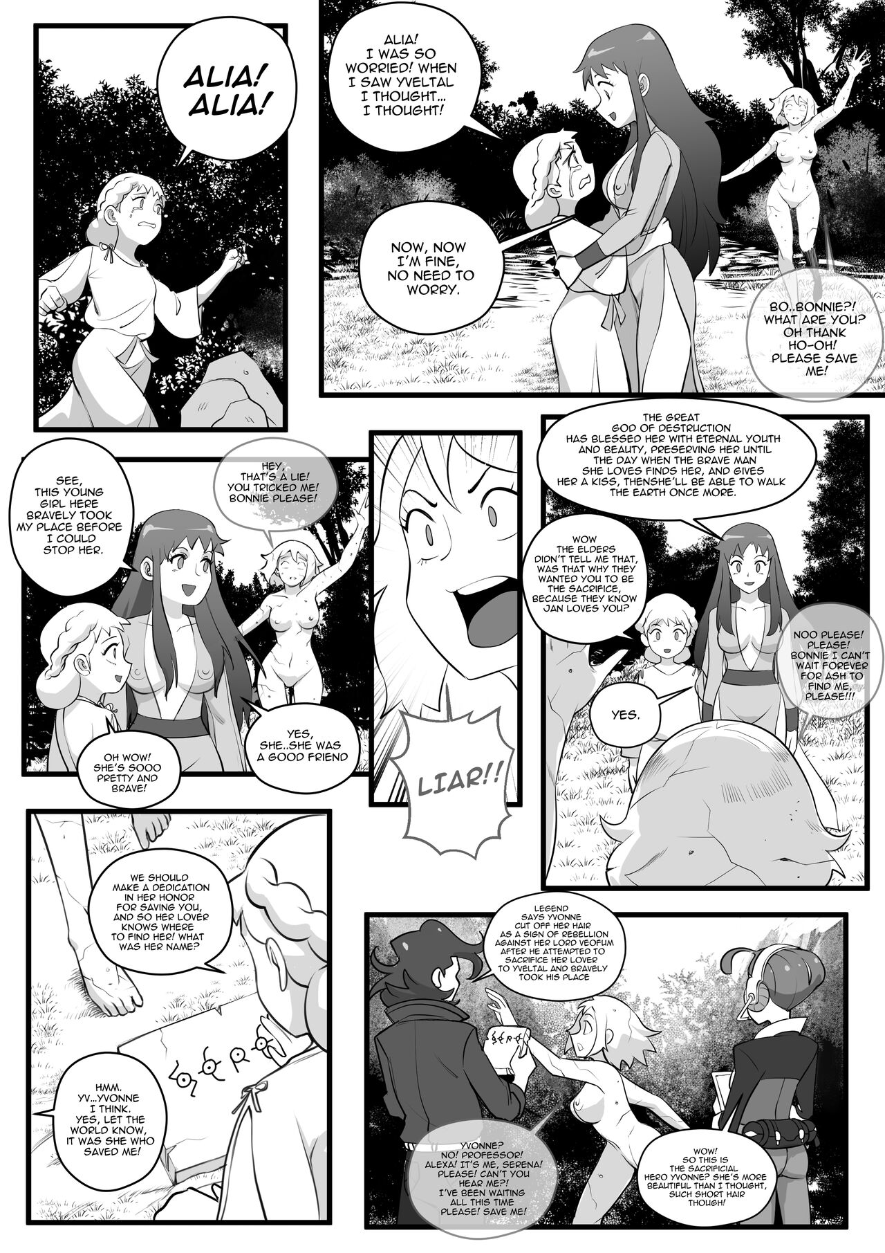Serena: A Petrified Sacrifice though time! page 4 full