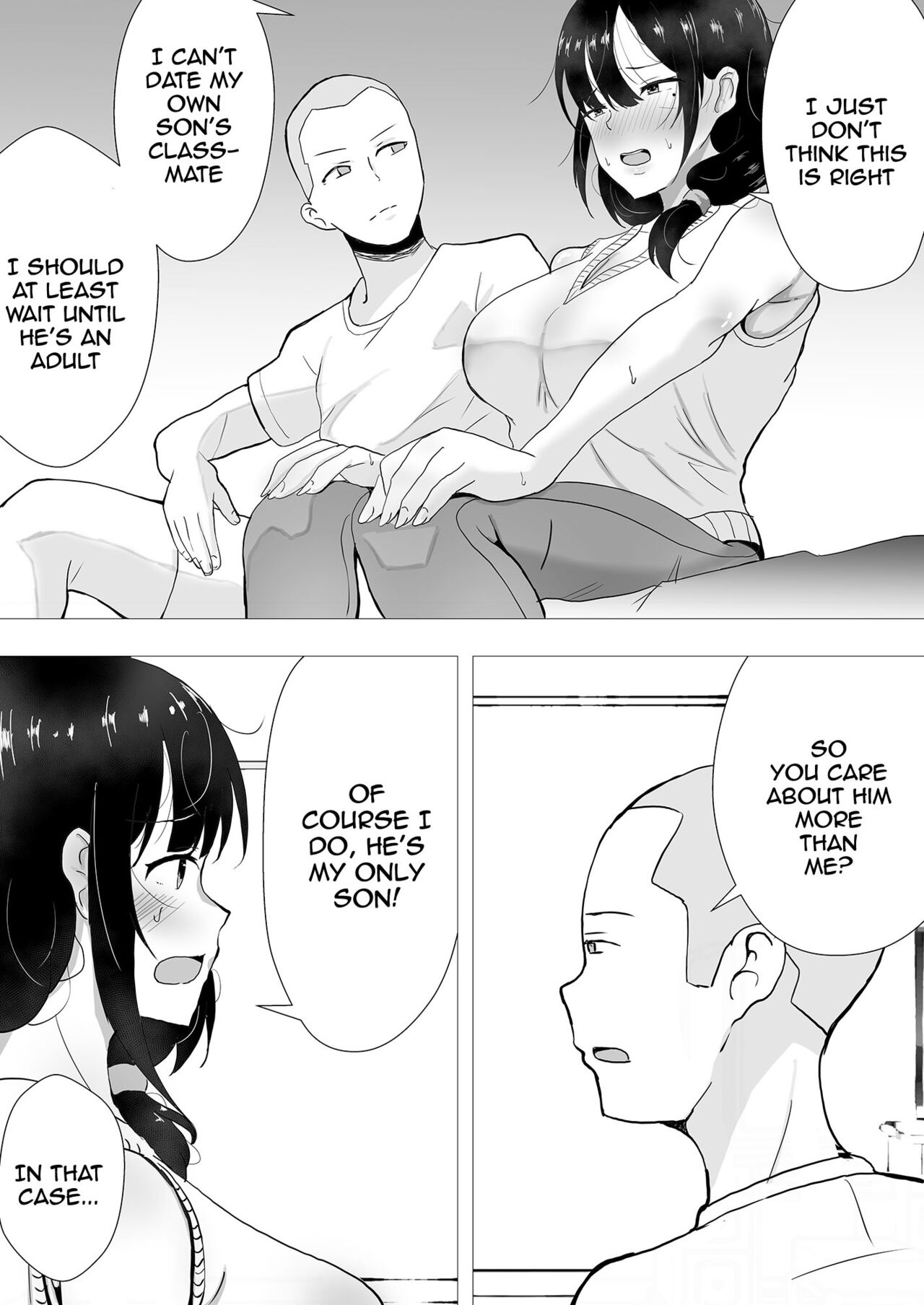 TomoKano Kaa-chan II ~Jitaku, Musuko no Tomodachi ni Ochita Natsu~ | My Mom Is My Friend's Girlfriend 2 page 9 full