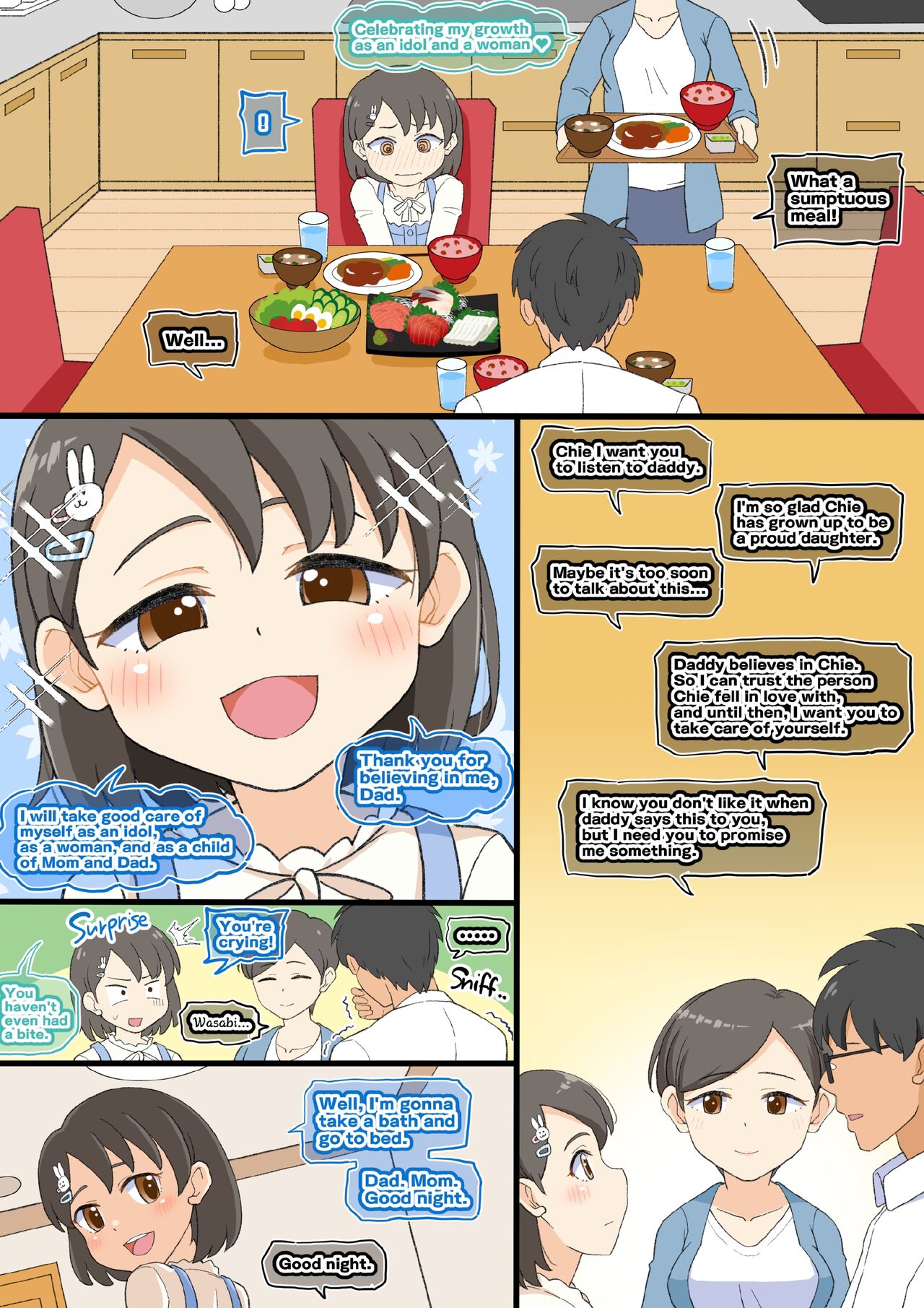 Shochou Idol no Ryoushin Kounin Sex | Parents-approved sex with their menarche idol page 3 full