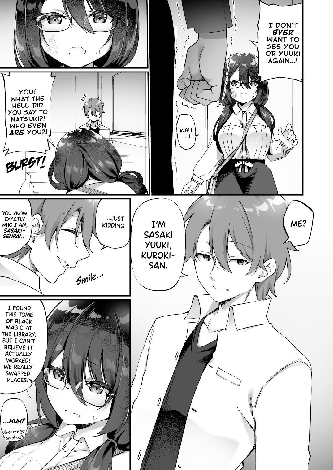 Boku no Koe o Kiku dake de Hatsujou Shichau Yandere Kyonyuu Kouhai ni Karada o Irekaerarete Shimatta! page 8 full