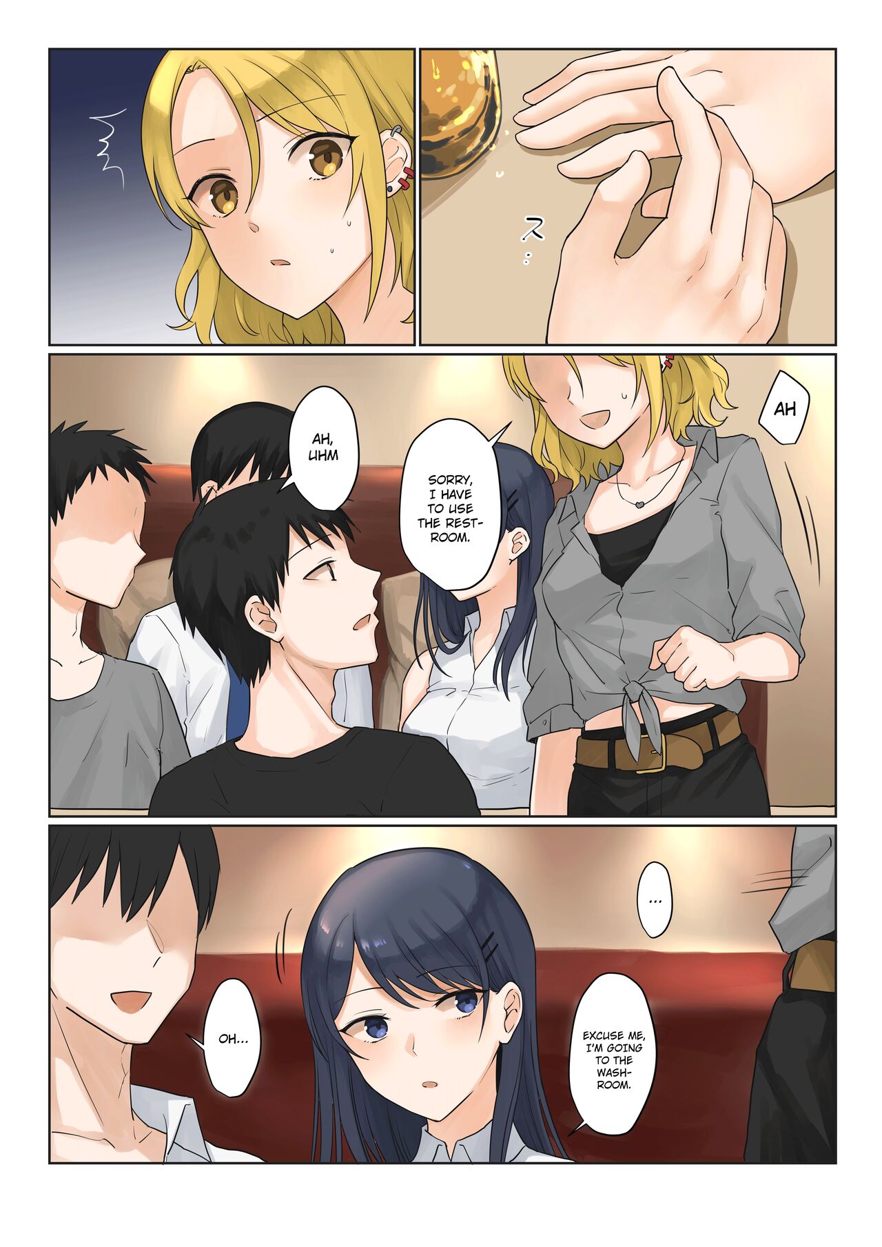 1RT de Nakawarui Nonke Joshi-tachi ga 1-byou Kiss suru Series - Tsukiatte Kudasai! page 5 full