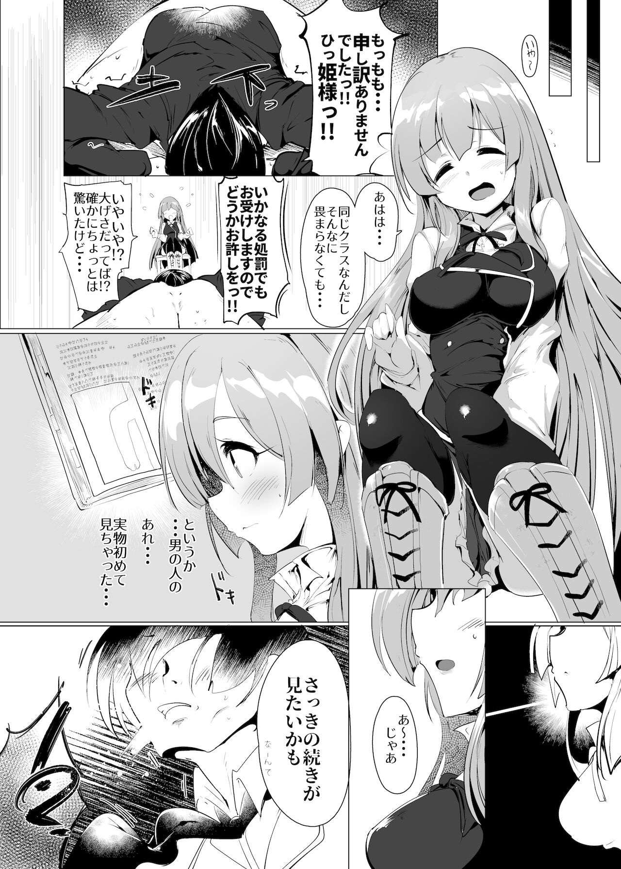 Manaria Oukoku no Ohime-sama to Manaria Gakuin Ippan Seito Ore no Aida ni Ecchi na Event nante Okiru Wake ga Nai page 10 full