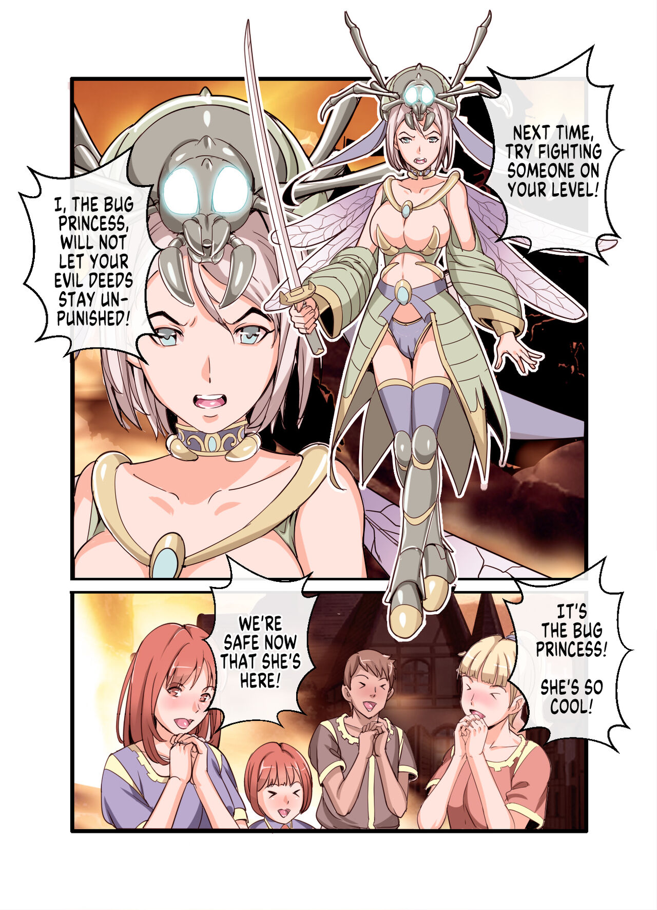 Comic The Akuochi! Mushihime-sama ga Iku! | Comic The Akuochi! Mushihime-sama ga Iku! Here Comes The Bug Princess! page 10 full