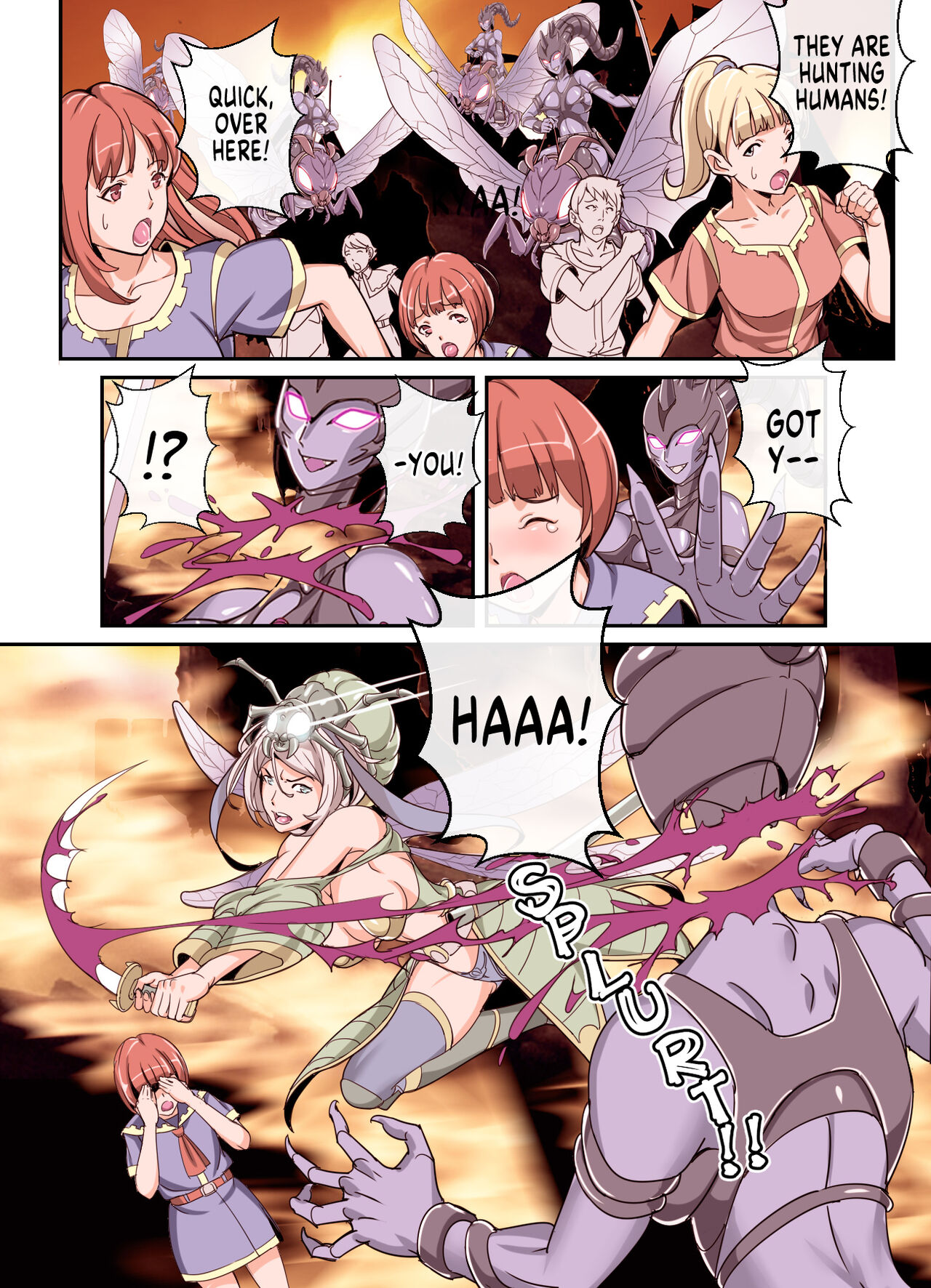 Comic The Akuochi! Mushihime-sama ga Iku! | Comic The Akuochi! Mushihime-sama ga Iku! Here Comes The Bug Princess! page 9 full