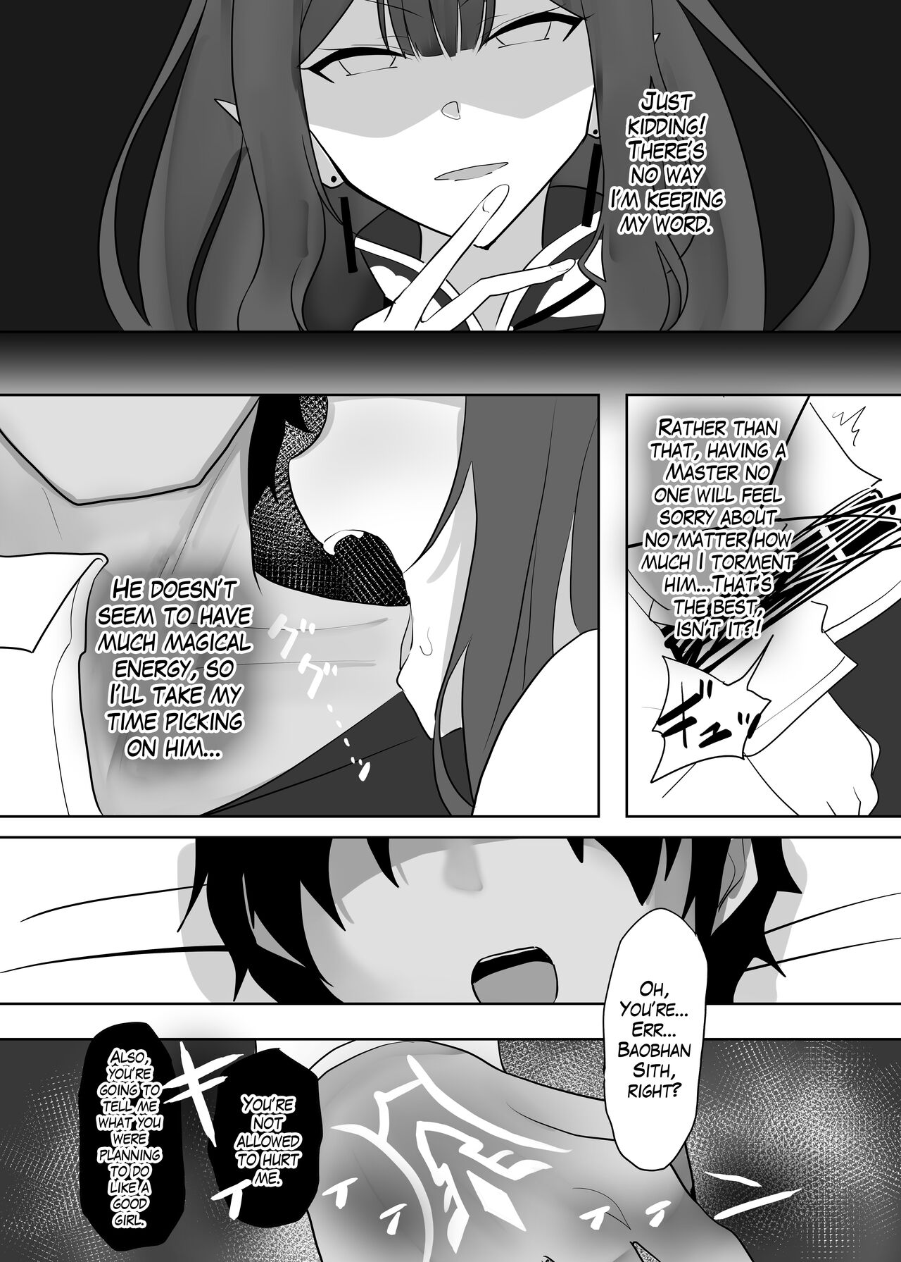 Yousei Kishi Tristan ni Ijiwaru Suru Hon | Picking on Fairy Knight Tristan page 4 full