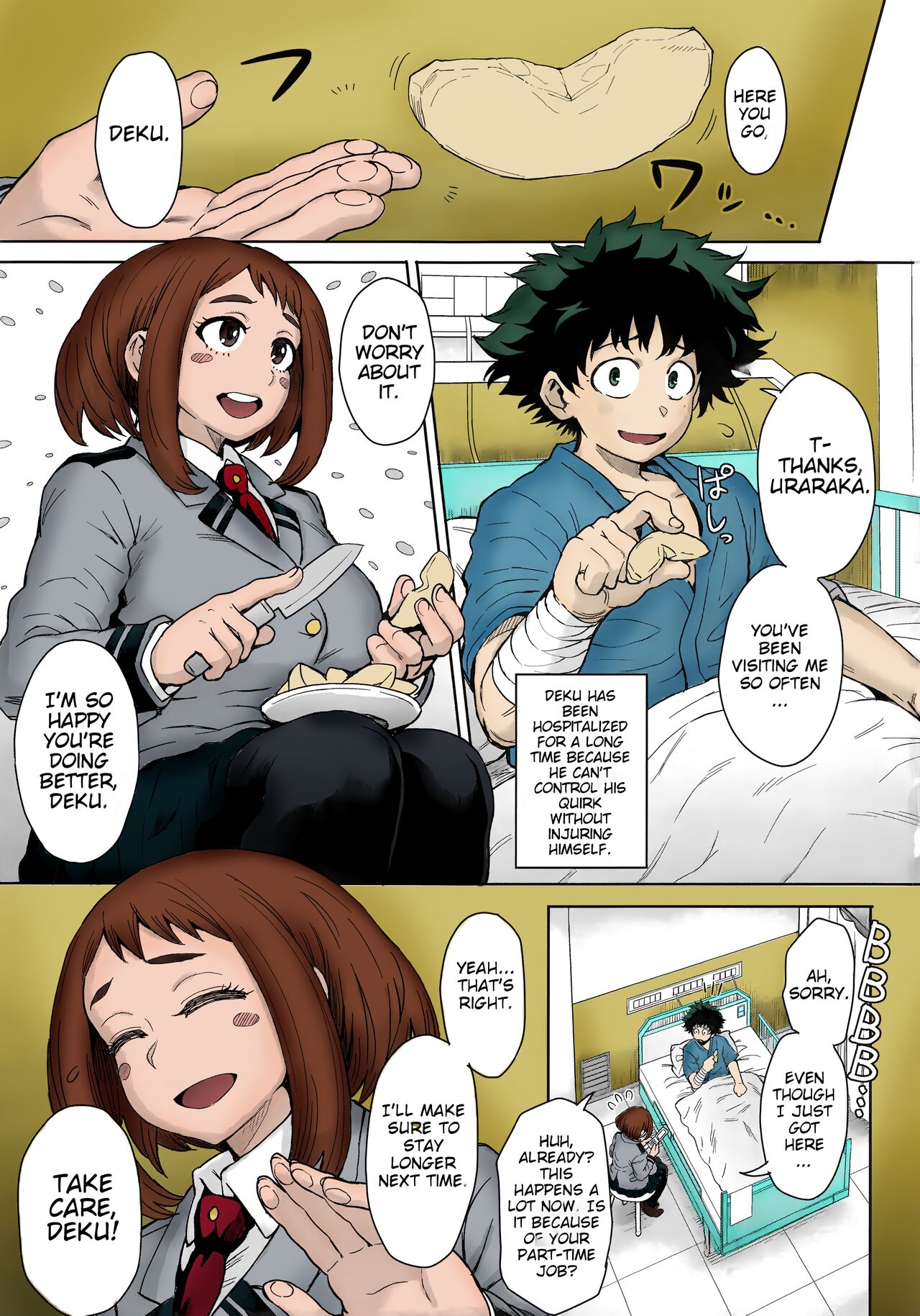 Uraraka Ura Fuuzoku | Uraraka's Behind-the-Scenes Prostitution page 3 full