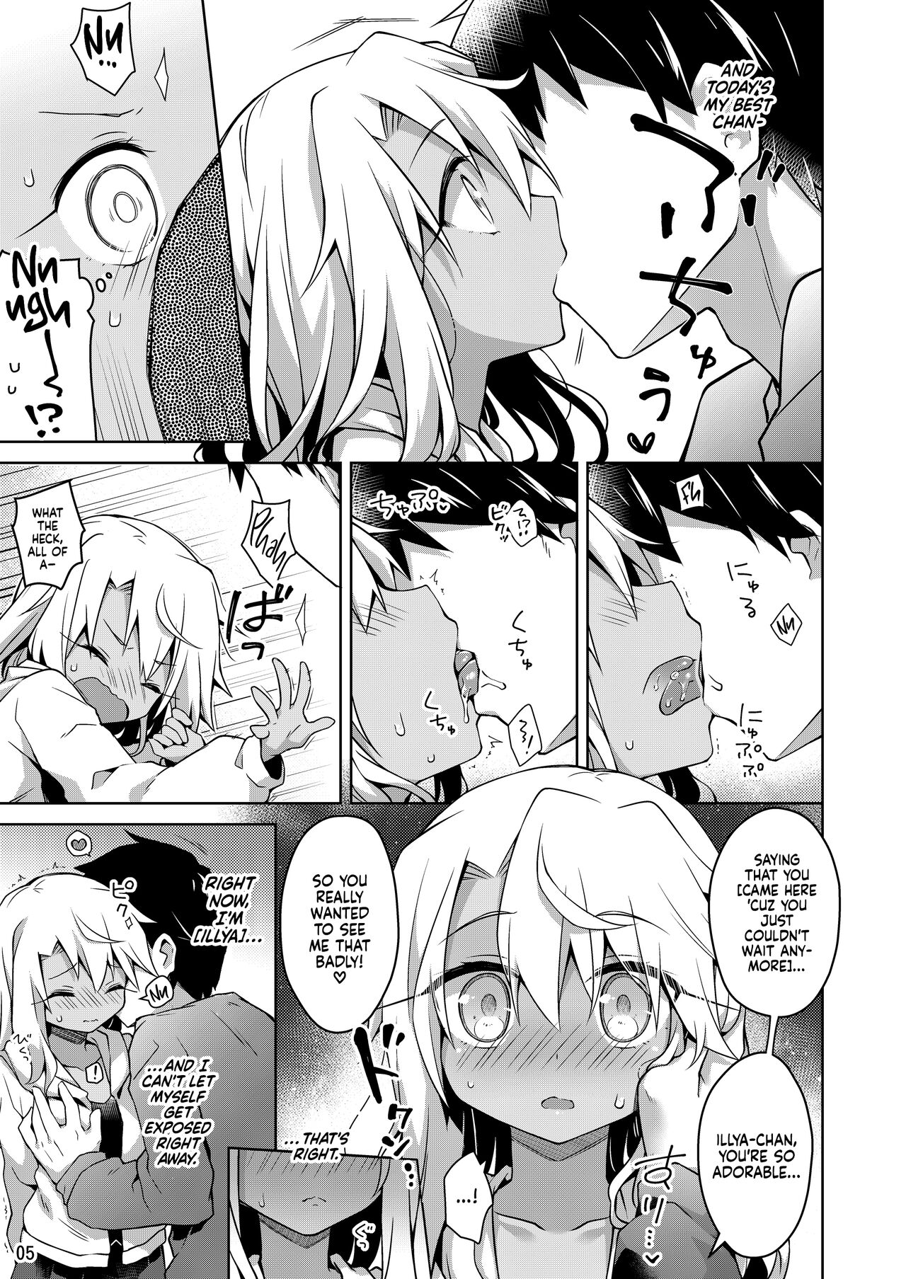Kuro ga Illya no Furi shite Ecchi suru Hon | A Book About Chloe Pretending To Be Illya And Ending up Having Sex page 5 full