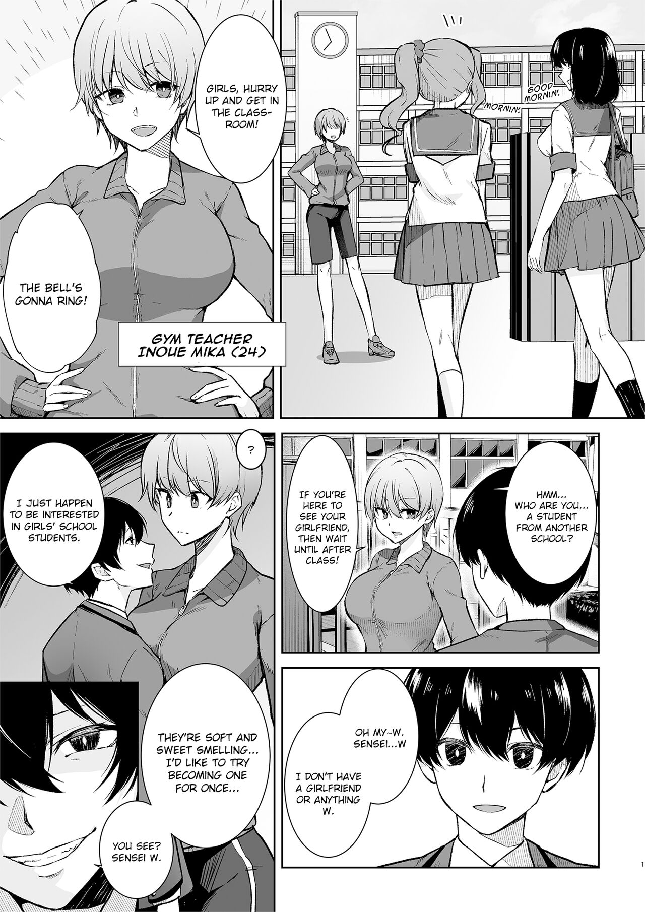 Joshikousei Sennyuu Repo ~Hanzaisha ga Onnanoko ni Hyoui shite mita~ page 1 full