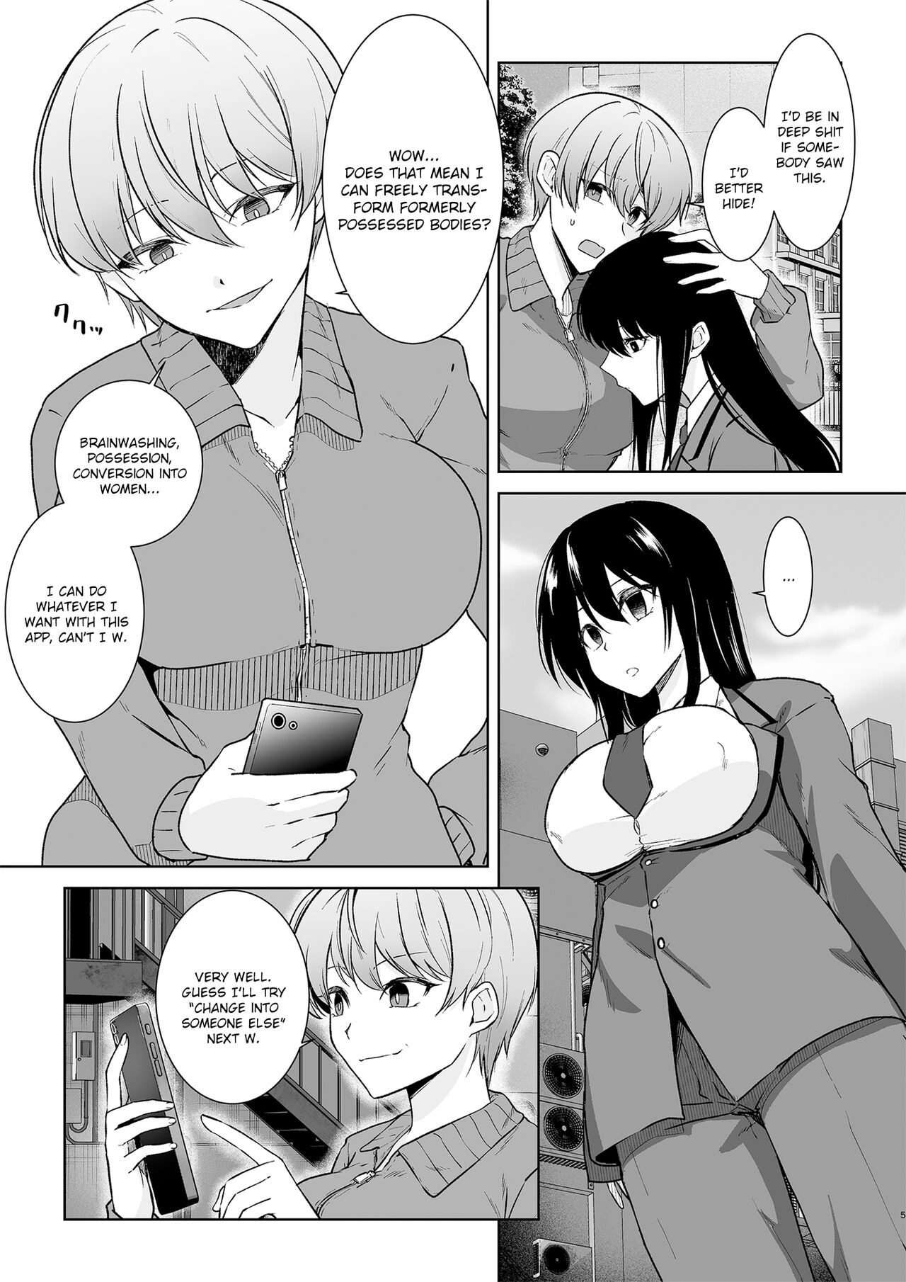 Joshikousei Sennyuu Repo ~Hanzaisha ga Onnanoko ni Hyoui shite mita~ page 5 full