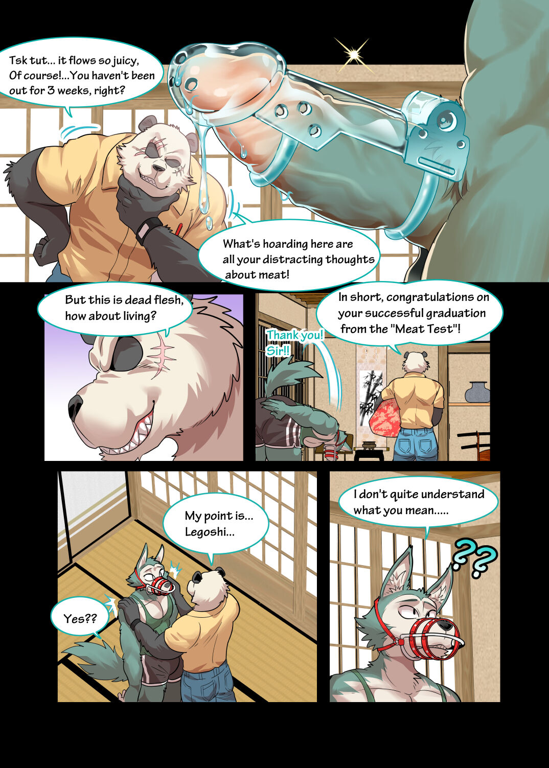 Panda’s Hell Training – BEASTARS dj page 5 full