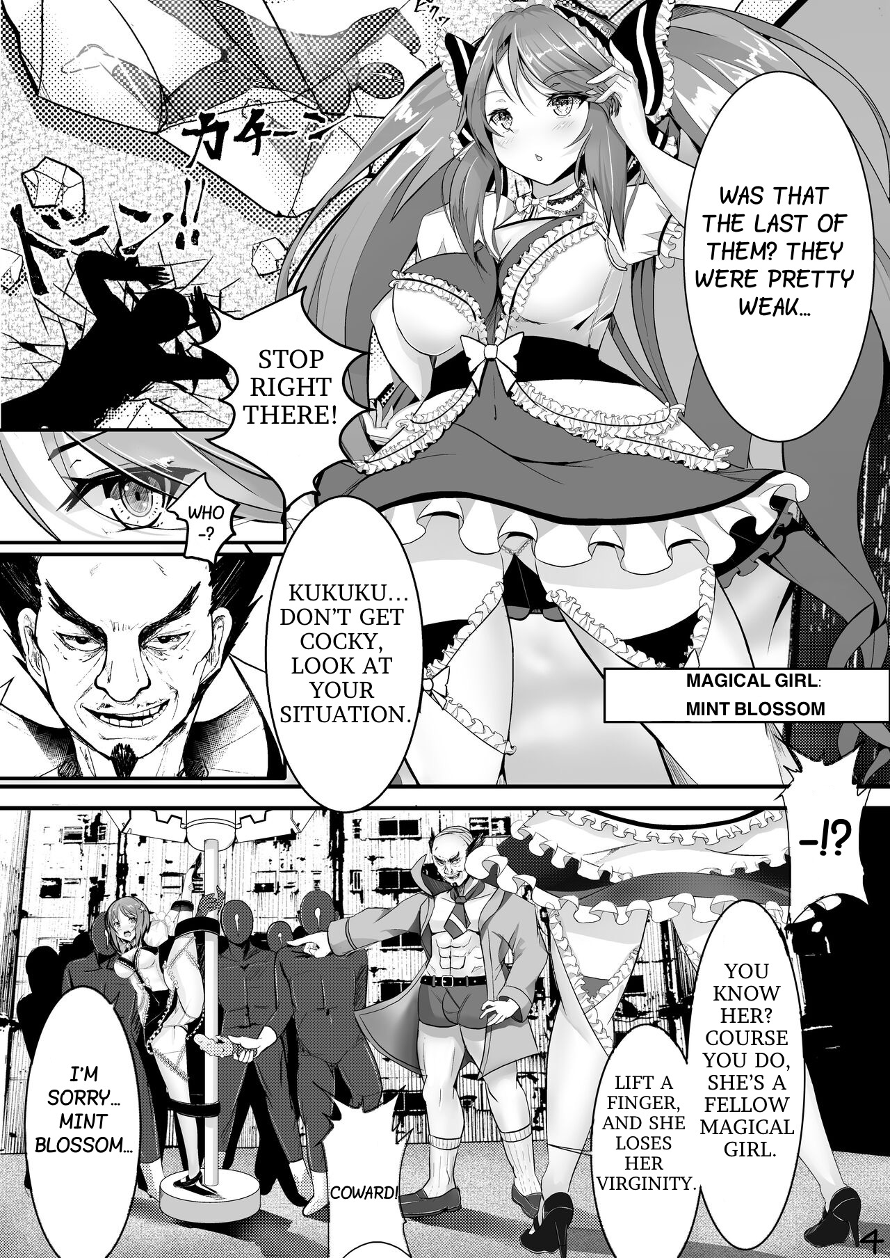 Mahou Shoujo VS Kikaikan Choukyou | Magical Girl VS Machine Rape Training page 4 full