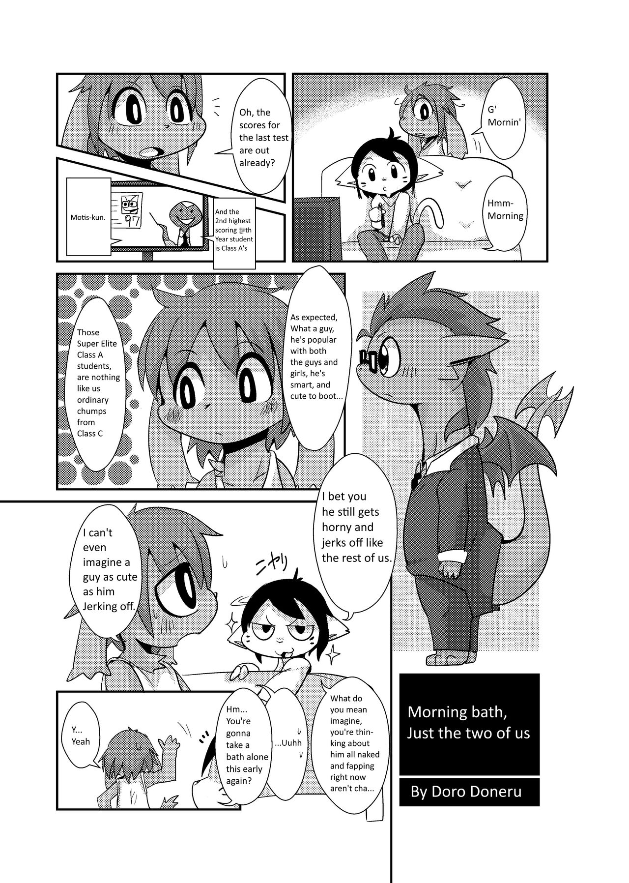 Doneru - Morning bath, Just the two of us page 1 full