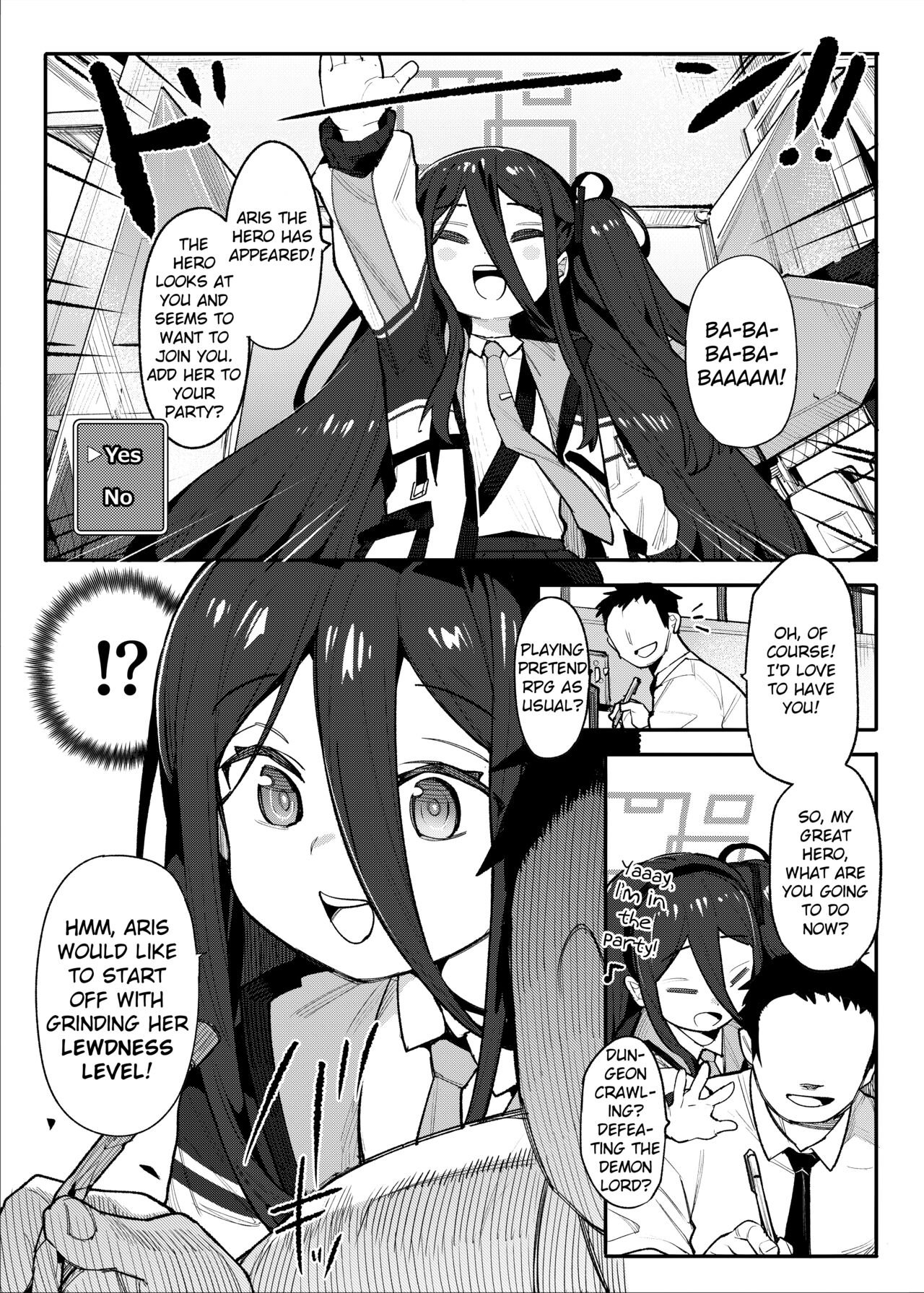 Aris to Issho ni RPG Gokko Shimashou | Let's Play Pretend RPG With Aris page 3 full