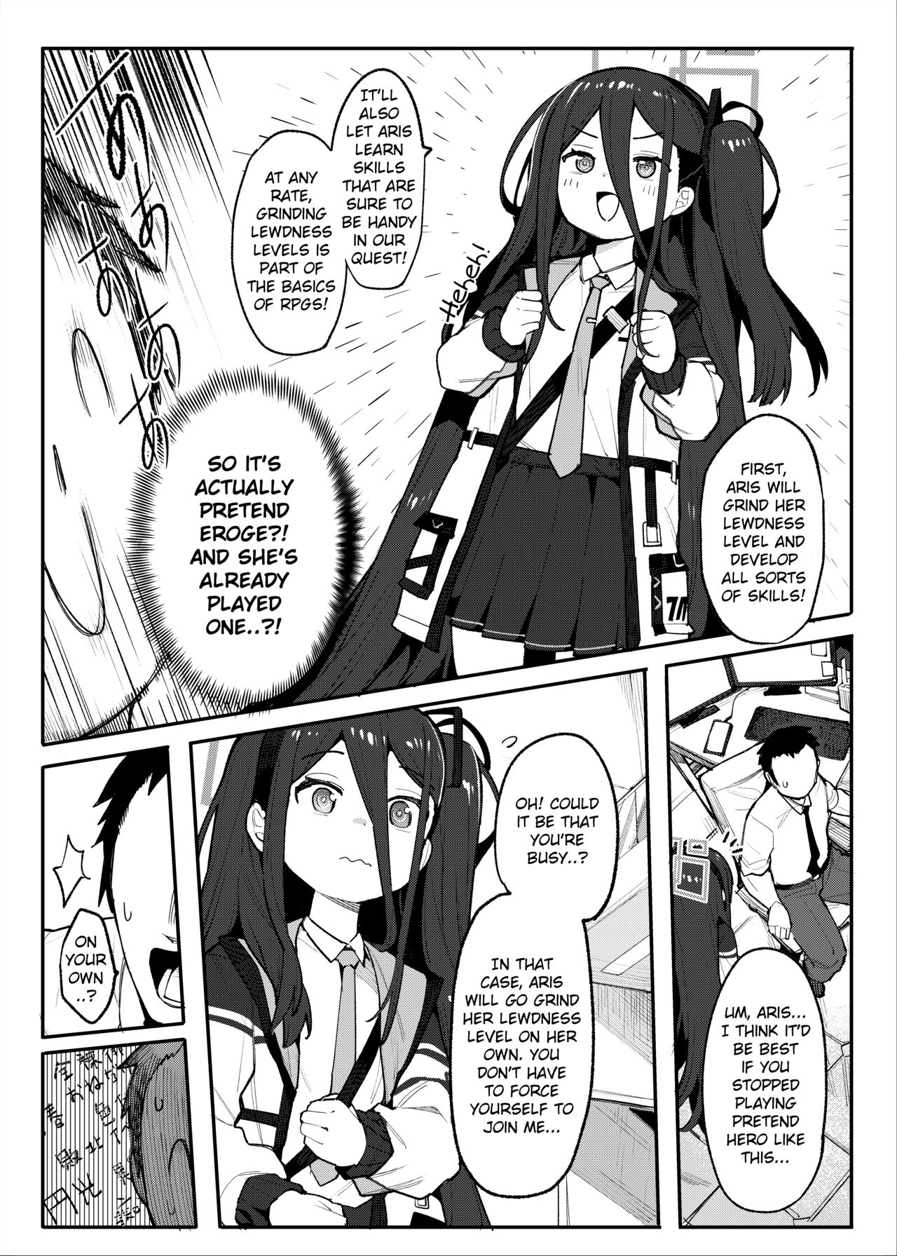 Aris to Issho ni RPG Gokko Shimashou | Let's Play Pretend RPG With Aris page 4 full