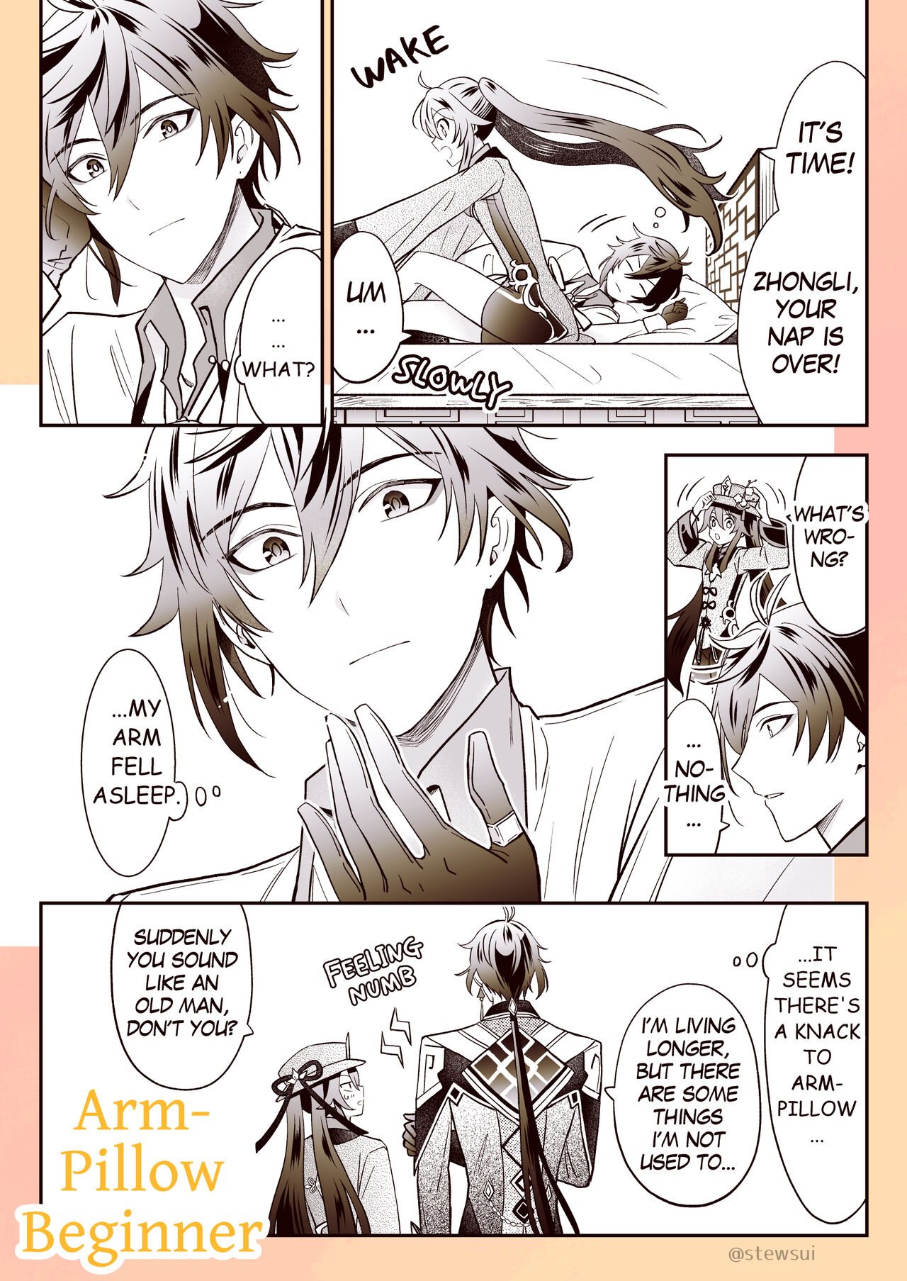 Zhongli x Hu Tao love story hentai doujinshi Ch. 7-8 page 3 full