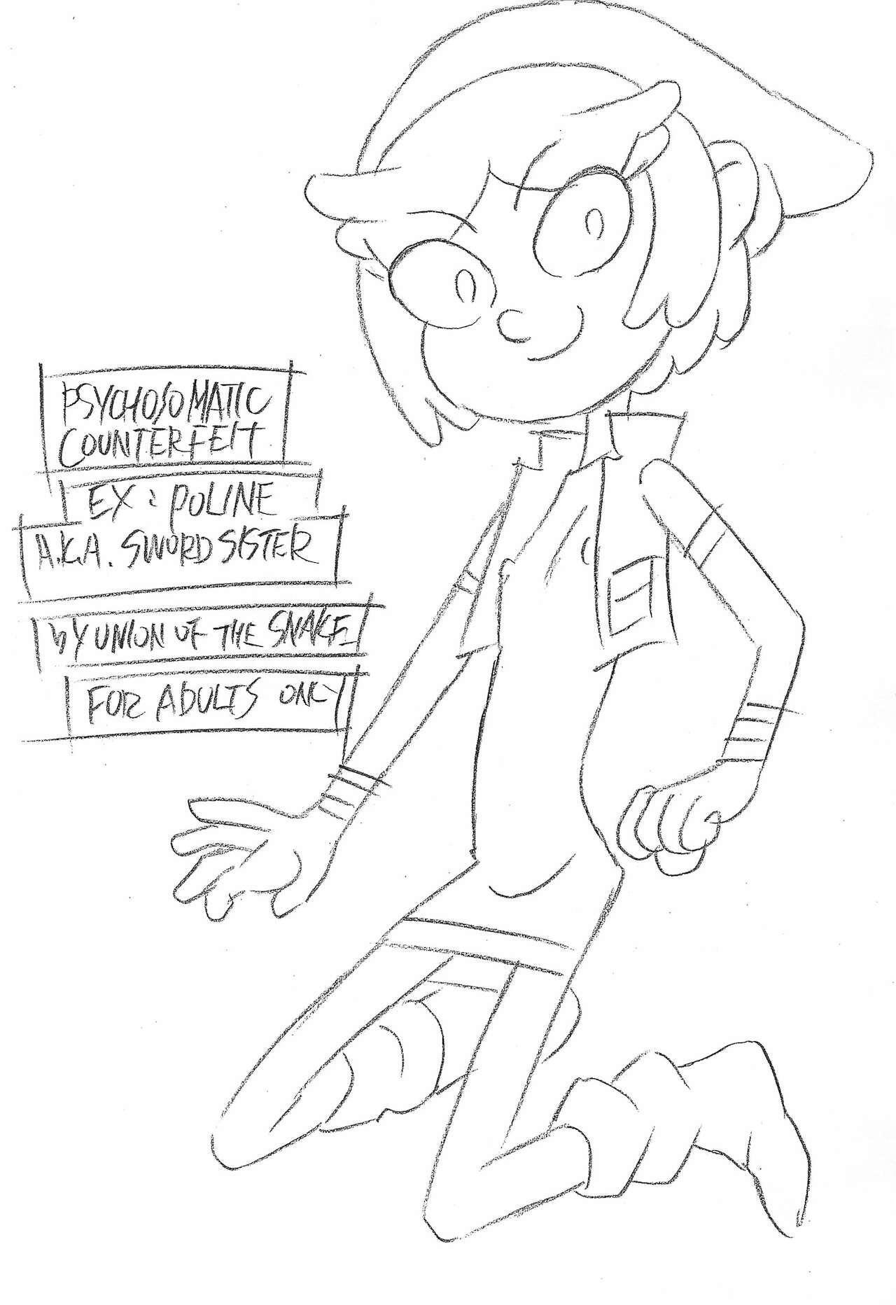 EX: POLINE A.K.A sword sister page 1 full