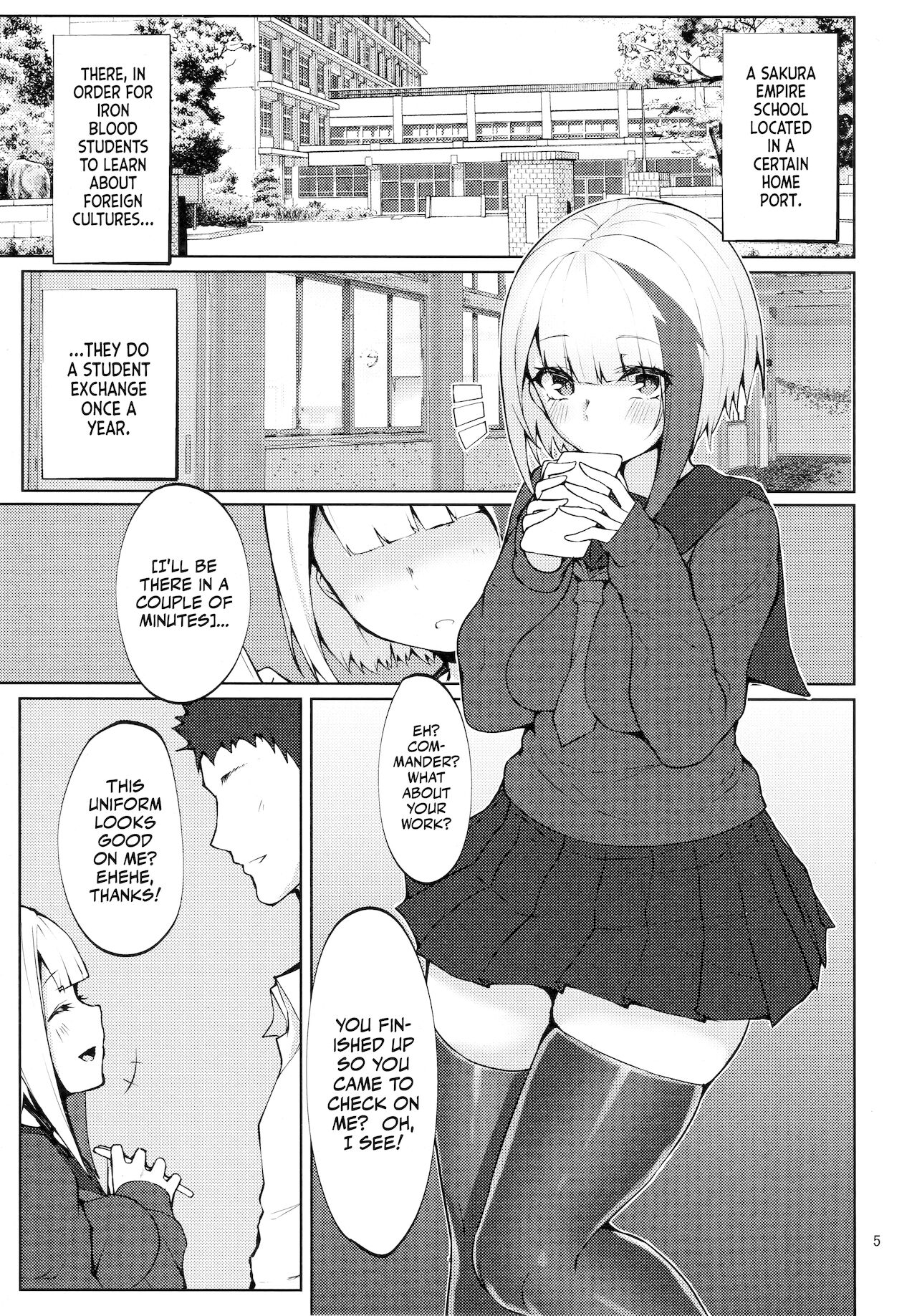 Seifuku de Imouto na Kansen wa Osuki Desuka? | Does The Younger Sister Shipgirl Like Doing It In School Uniforms? page 3 full