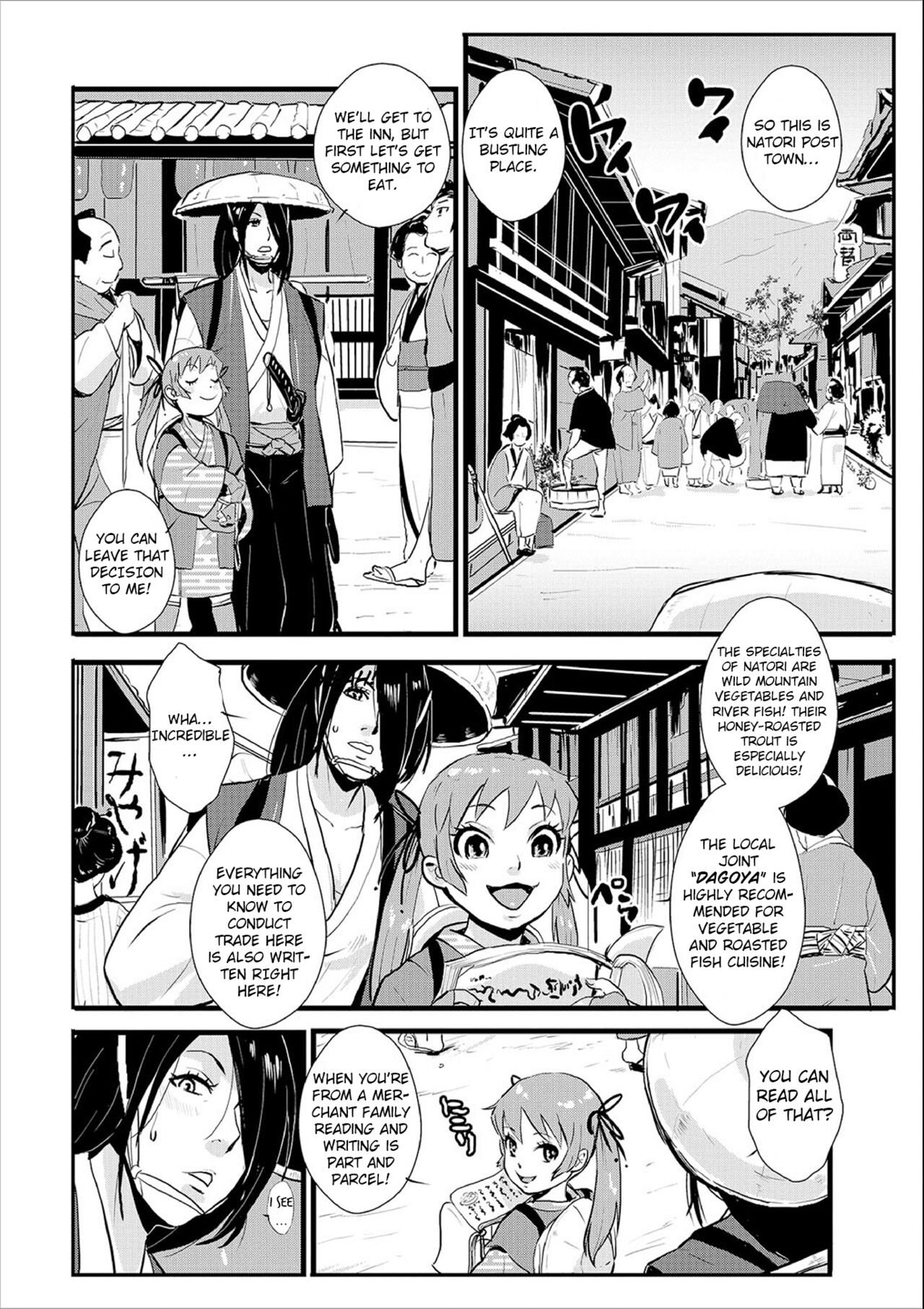 Harami samurai 02 ~Shukuba to Surounin to Naburare Shimerare~ | Knocked Up Samurai 02: The Post Town and the Ronin, Tied and Teased page 4 full