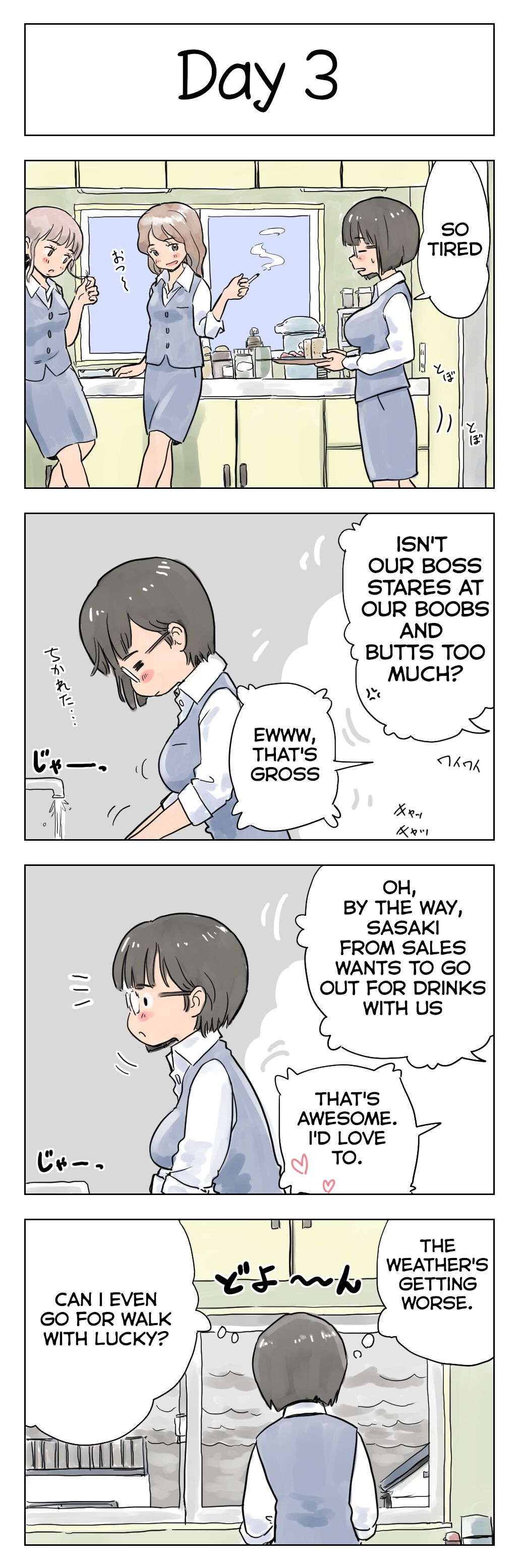 100-nichigo ni Aiken to Sex suru Jimi Kyonyuu Megane-chan page 4 full