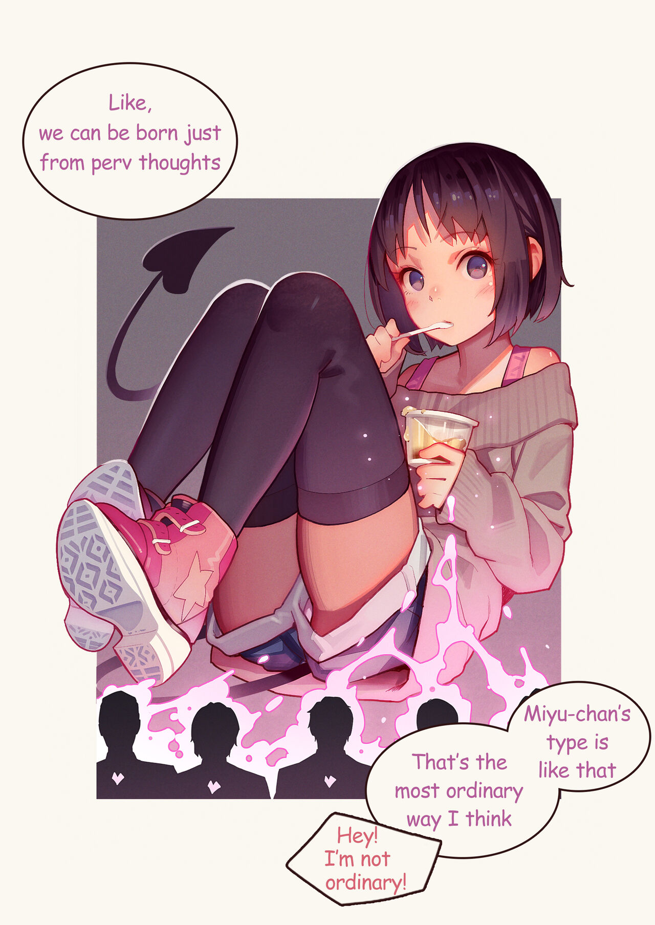 Inma Shoujo Sannin ni Ochichin Asobareru Hon page 6 full