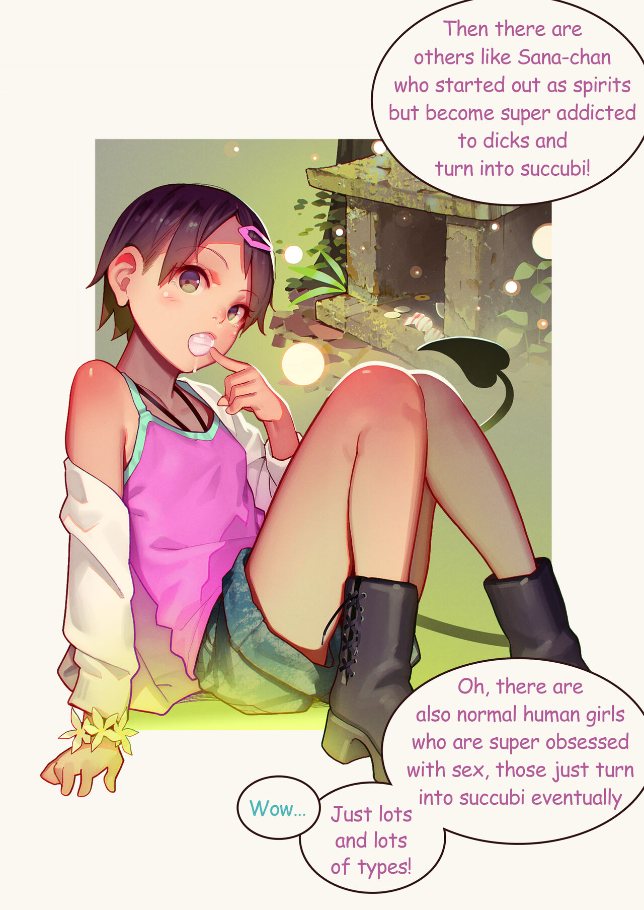 Inma Shoujo Sannin ni Ochichin Asobareru Hon page 7 full