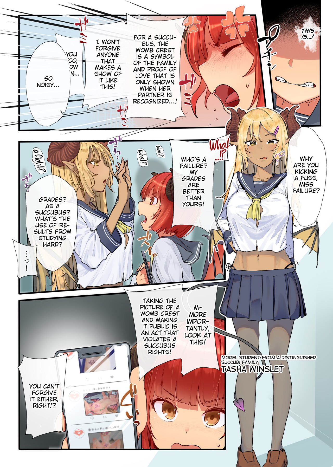 Keppeki Fuukiiin Succubus no Internship ～1 Shuukan Micchiri ♥ Kyousei Houshi Katsudou ~ page 5 full