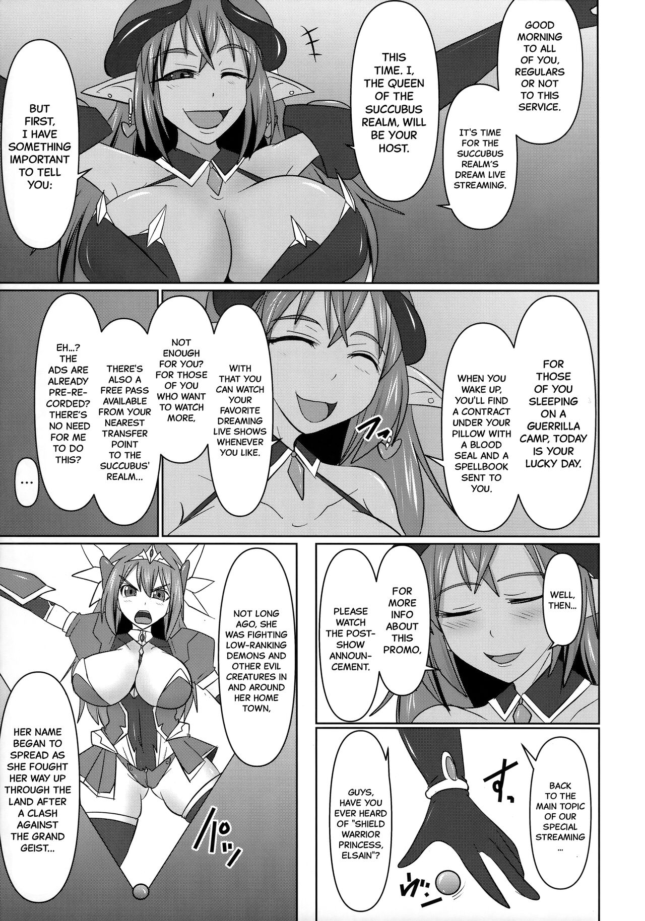 Raygis Valicess Elsain "Jainkyou no Chigyaku Yuugi" page 4 full