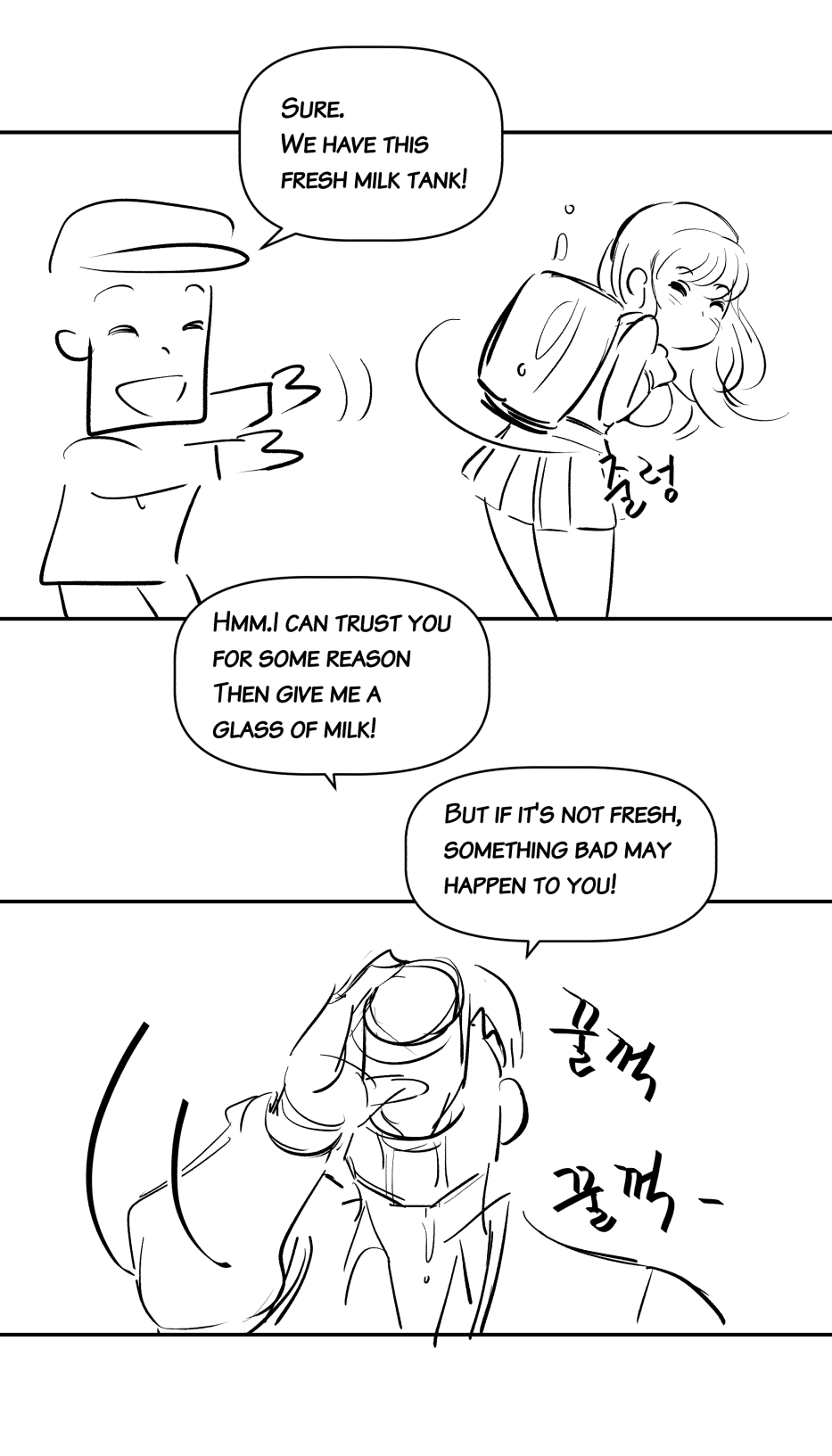 Carry a milk tank and deliver it page 5 full